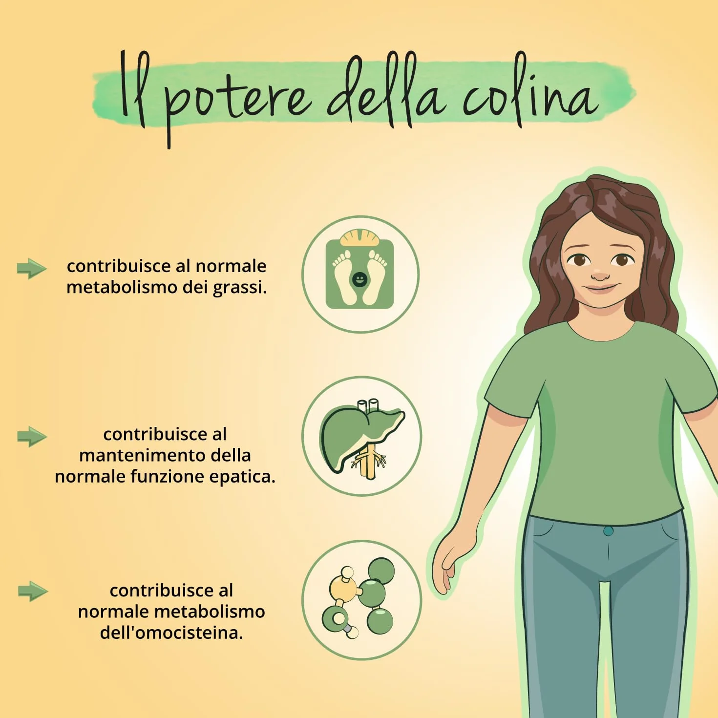 Colina Bitartrato 700mg per Capsula Vegavero® - Alta Funzione Epatica e Cognitiva, Vegan, Senza OGM