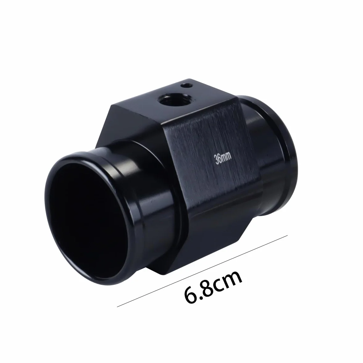 Adattatore per sensore di temperatura dell'acqua per auto con staffe regolabili, universale, adatto per la maggior parte delle auto, in alluminio da 36 mm.