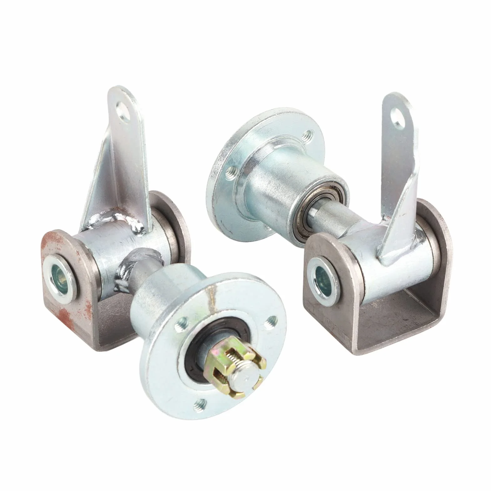 Ruote Go Kart Mandrino Sterzo Go Kart Mandrino Go Kart 17Mm 3 Prigionieri Ruota Anteriore Cuscinetto Flangia Fuso A Snodo Mandrino Per Pneumatici 5In Go Kart Atv Quad Bike