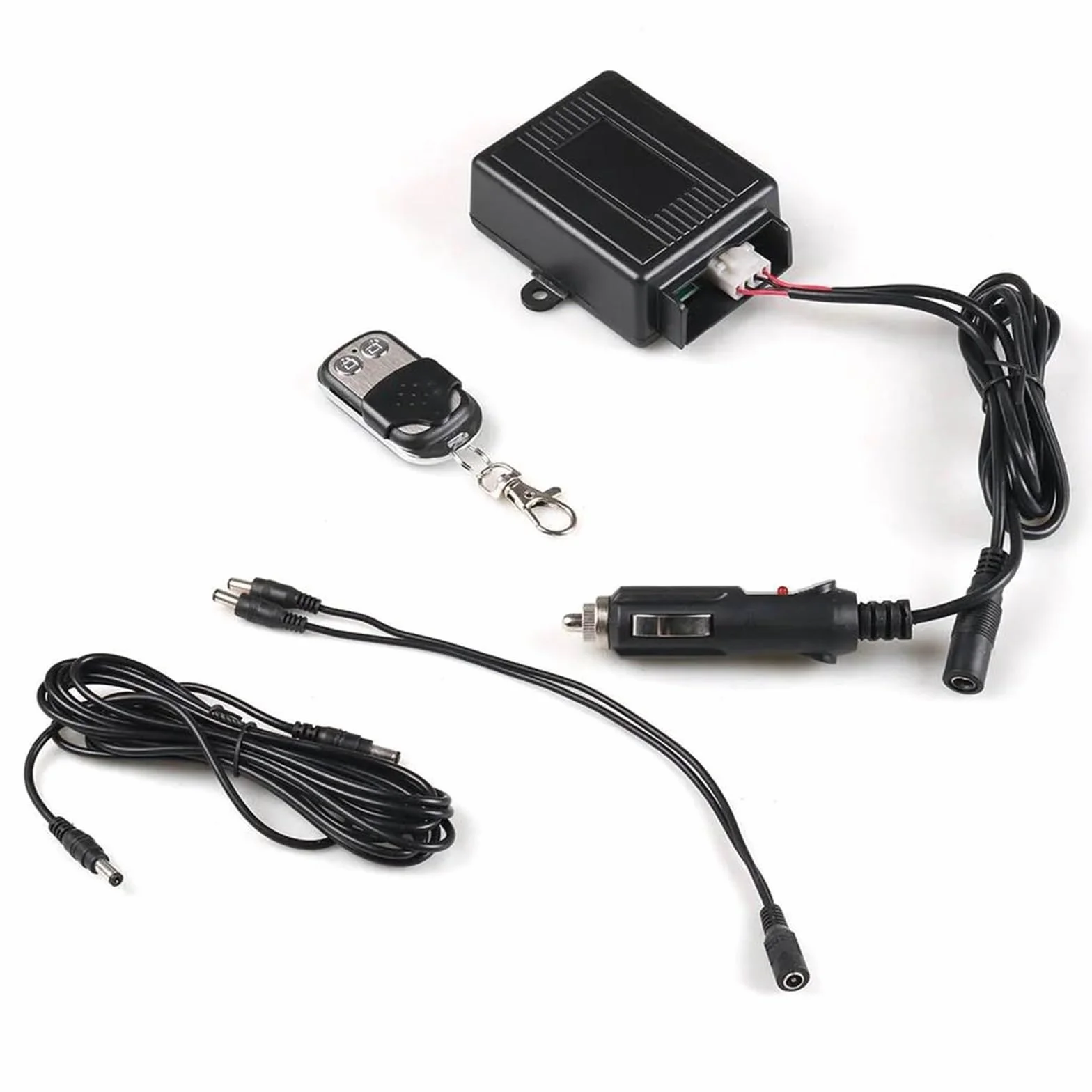 Valvola di Controllo dello Scarico Doppio da 3'' Pollici E 76 Mm con Telecomando Valvola di Scarico Elettrica Auto Kit di Ritaglio Tubo A Y Terminale di Scarico per Auto
