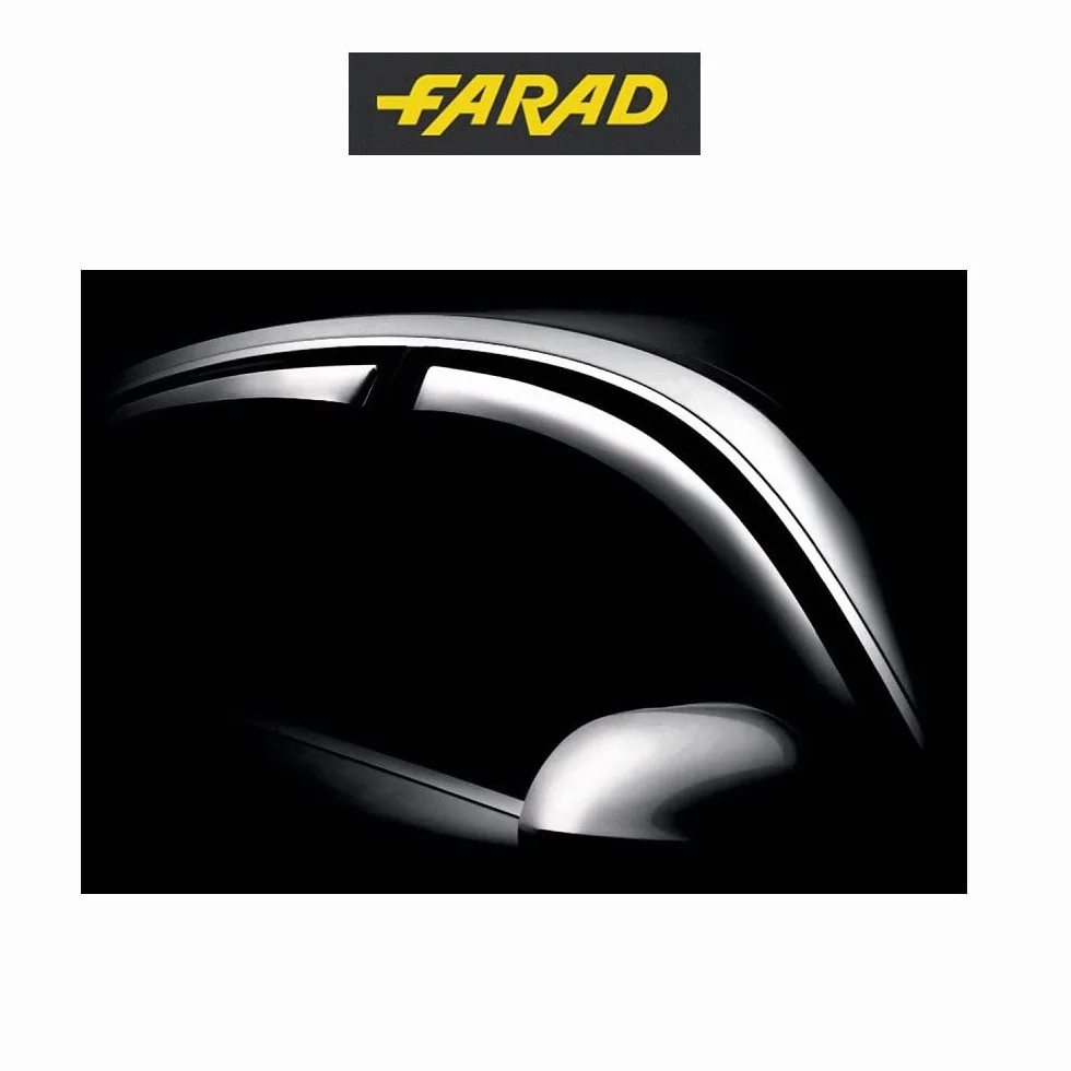 Deflettori per pioggia e vento compatibili con Fiat 500X 5P 15+ 12.663 Farad Coppia