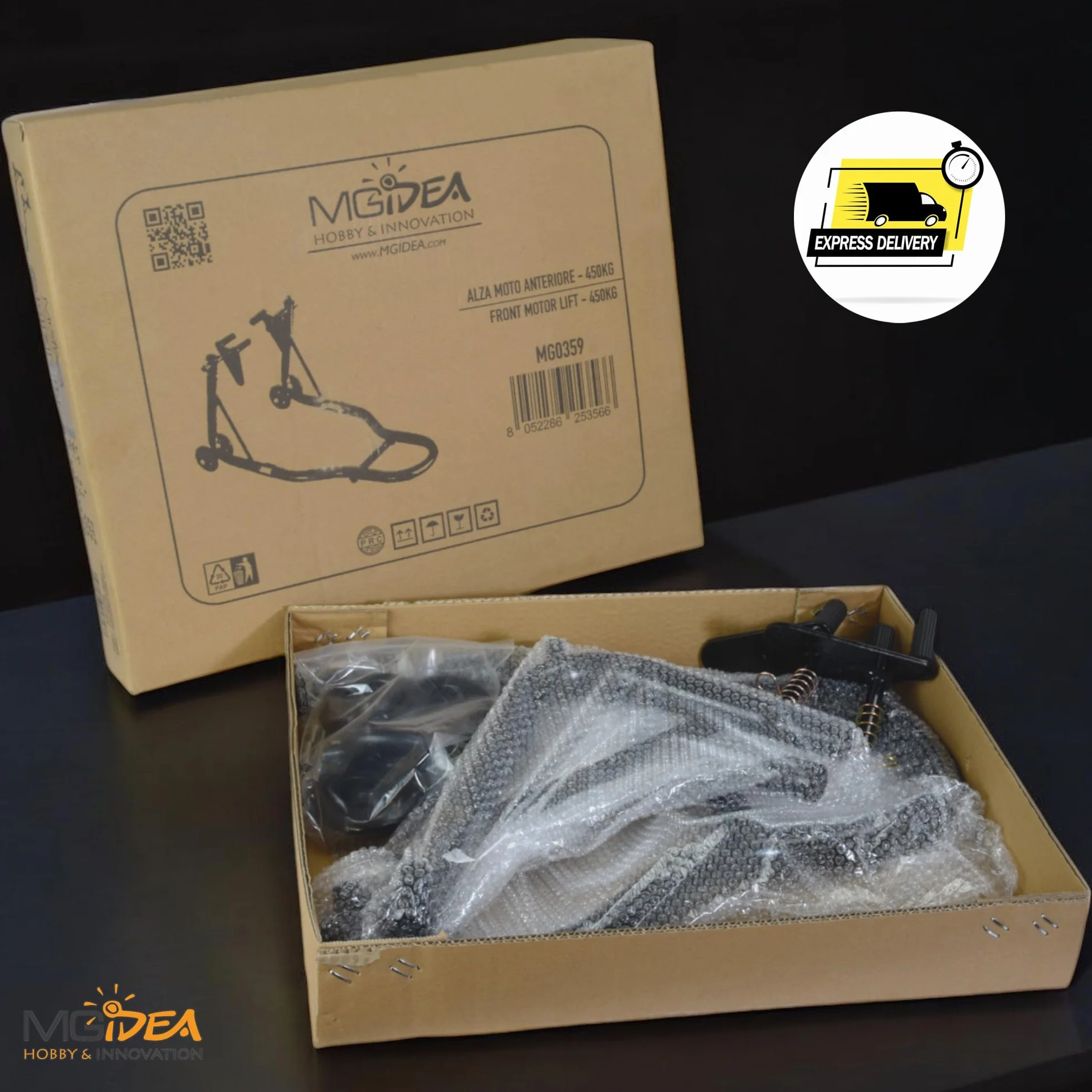 ALZA Sollevatore Moto Anteriore per Pista Garage Superbike Naked