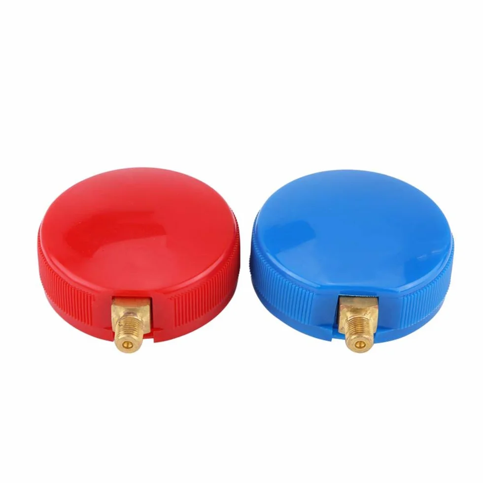 Manometro per condizionatore d'aria per auto, coppia di kit per manometro per alta e bassa pressione refrigerante R410A R134A R22