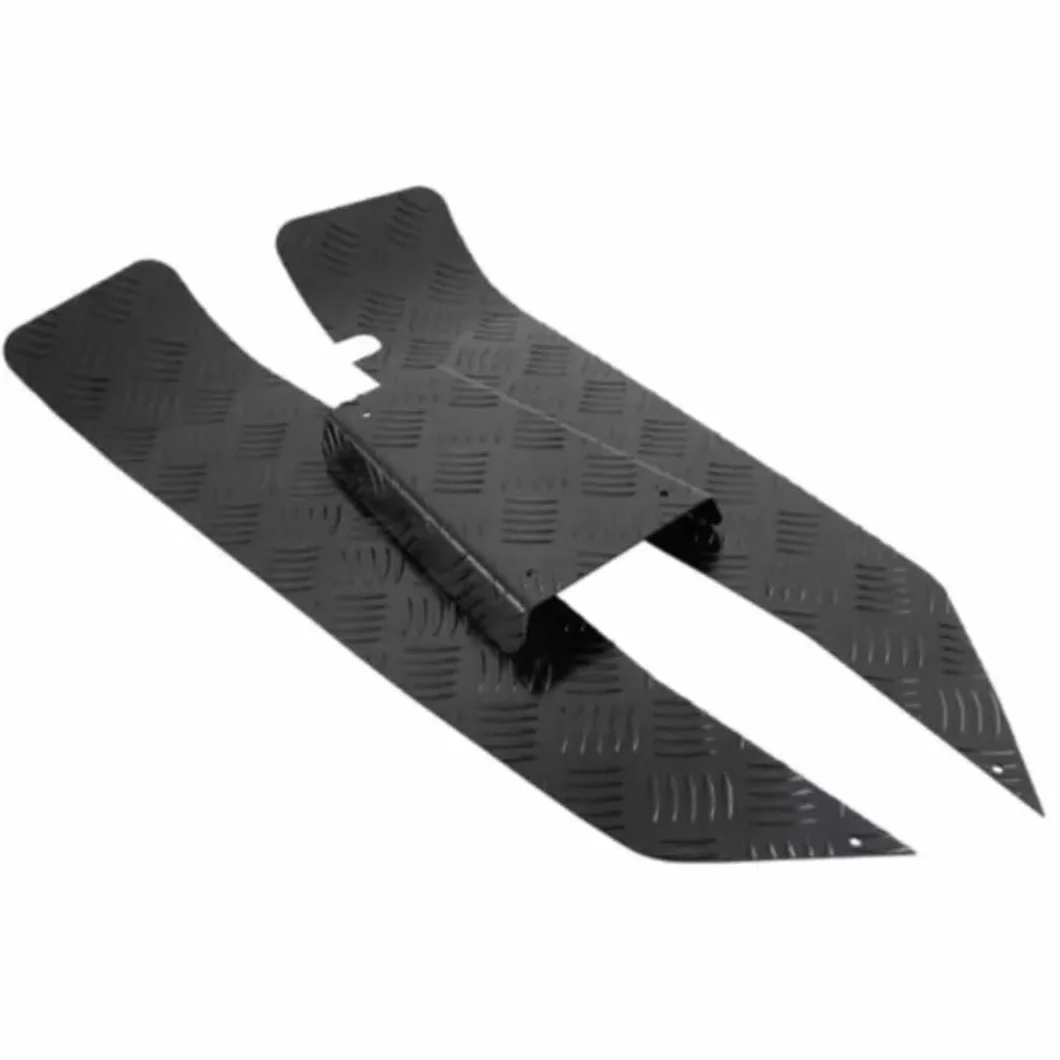 Set pedane in alluminio NERO SIP per Vespa 50 90 125 ET3 Primavera