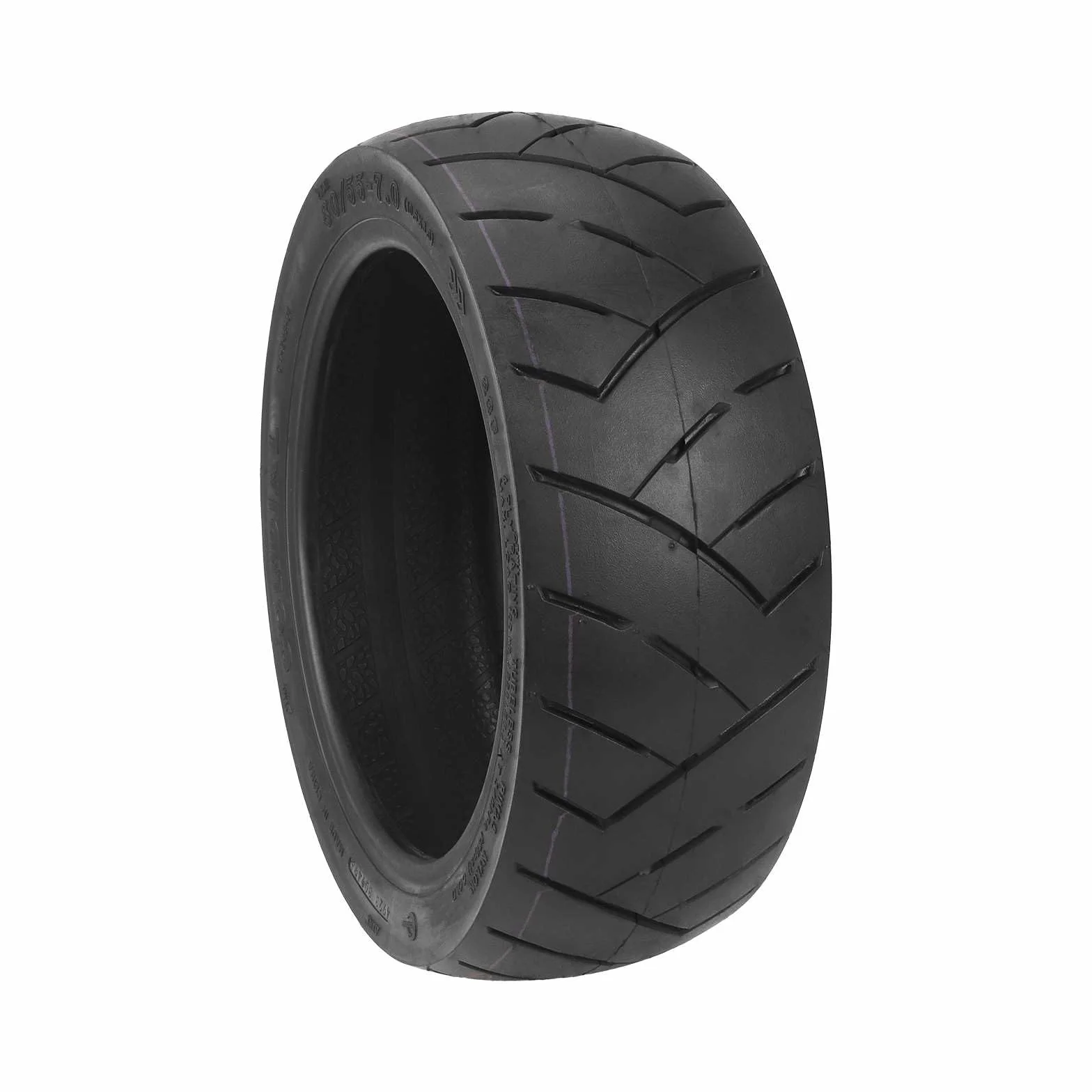 Lot de 1 pneumatico Tubeless 80/55-7,0 (10,5 x 3,0) per scooter elettrico Segway Ninebot P65D, 10,5", pneumatico di ricambio, pneumatico senza camera d'aria, resistente, antiscivolo, in gomma per