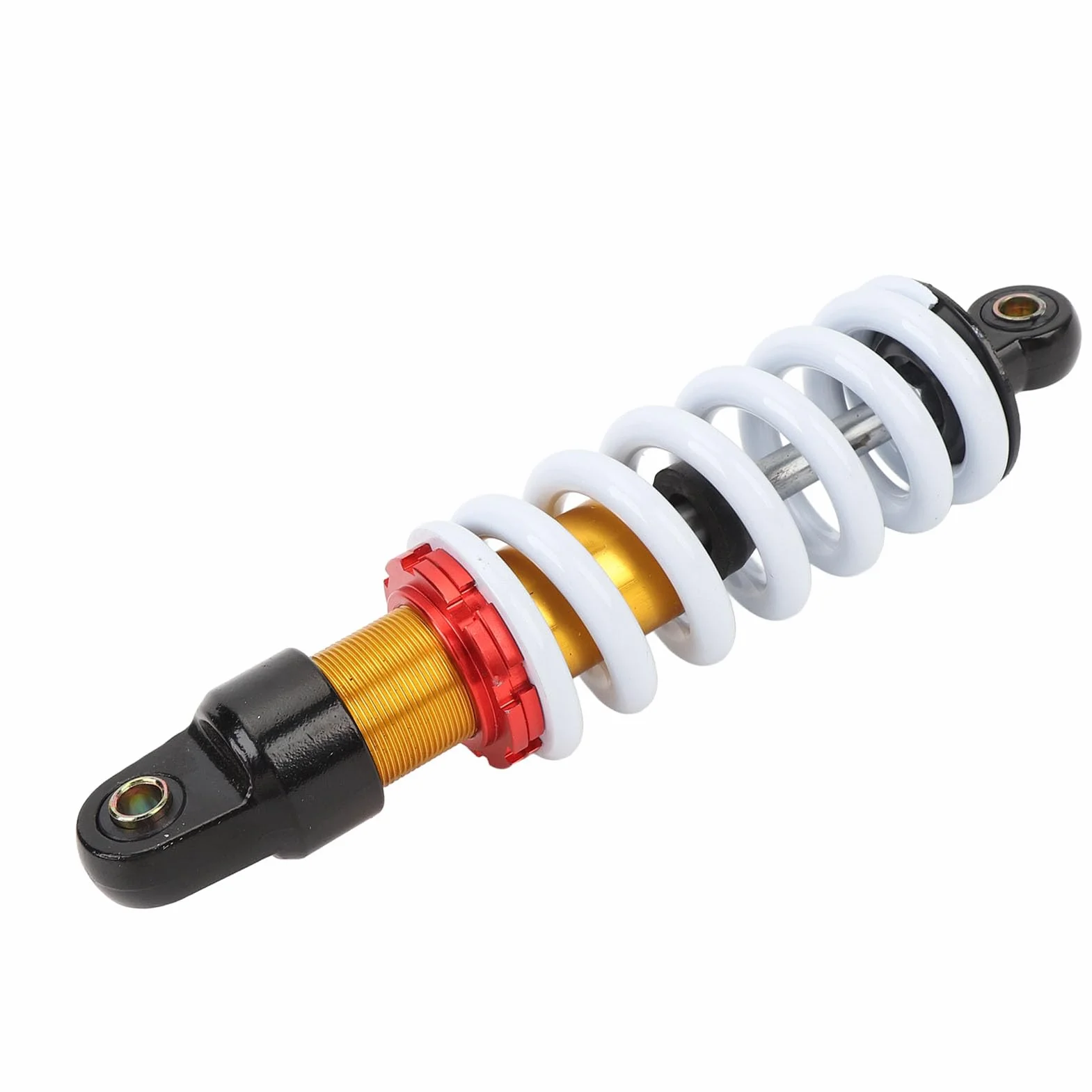 Ammortizzatore per moto da 260 mm, ammortizzatore a sospensione universale con molla da 11 mm di diametro e smorzamento regolabile per moto da cross, ATV, quad, go-kart e scooter d