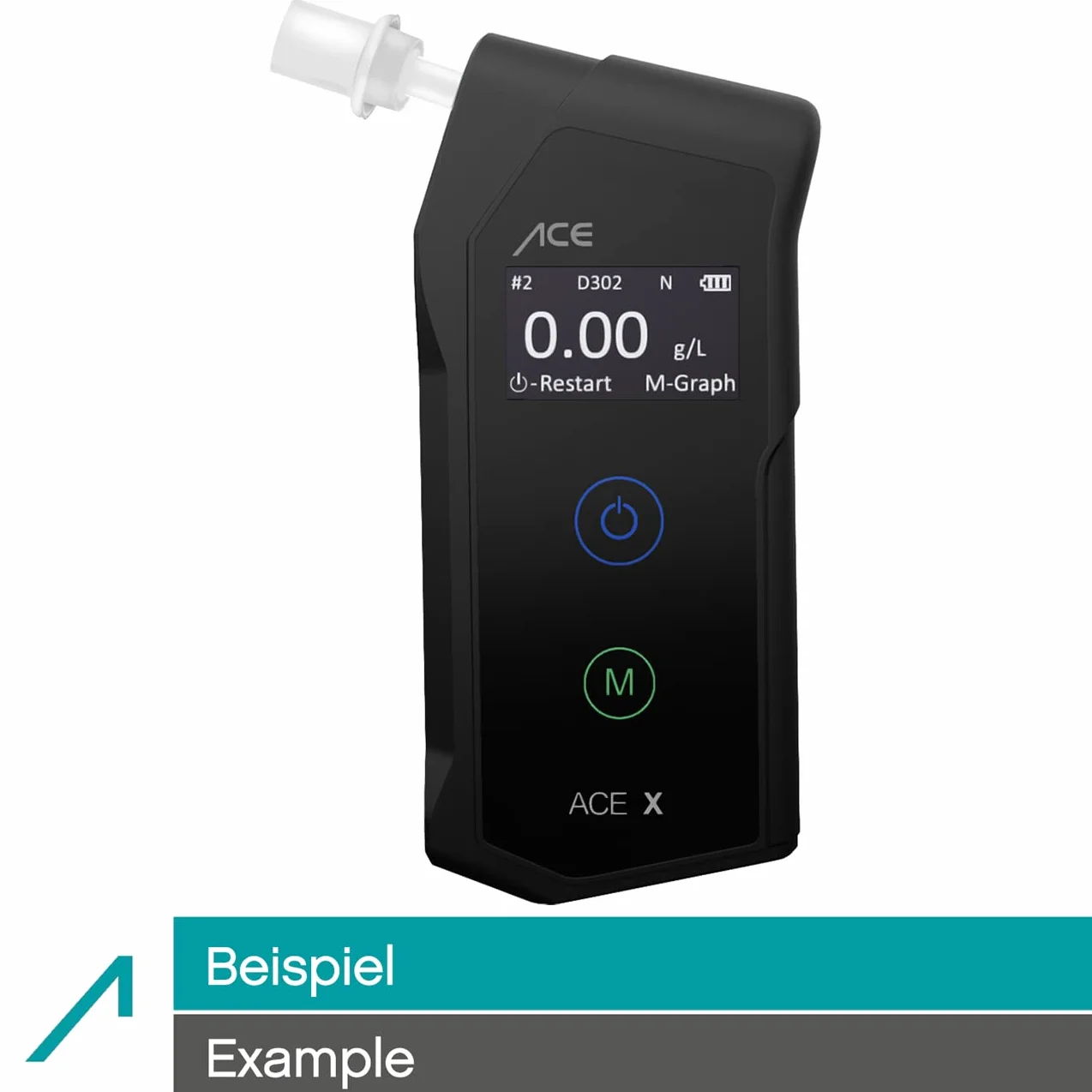 ACE , Tester di alcol, Bianco , 25 pezzi