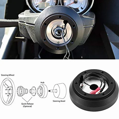 SRK-160H Adattatore per volante a sgancio rapido nero per Miata RX-7