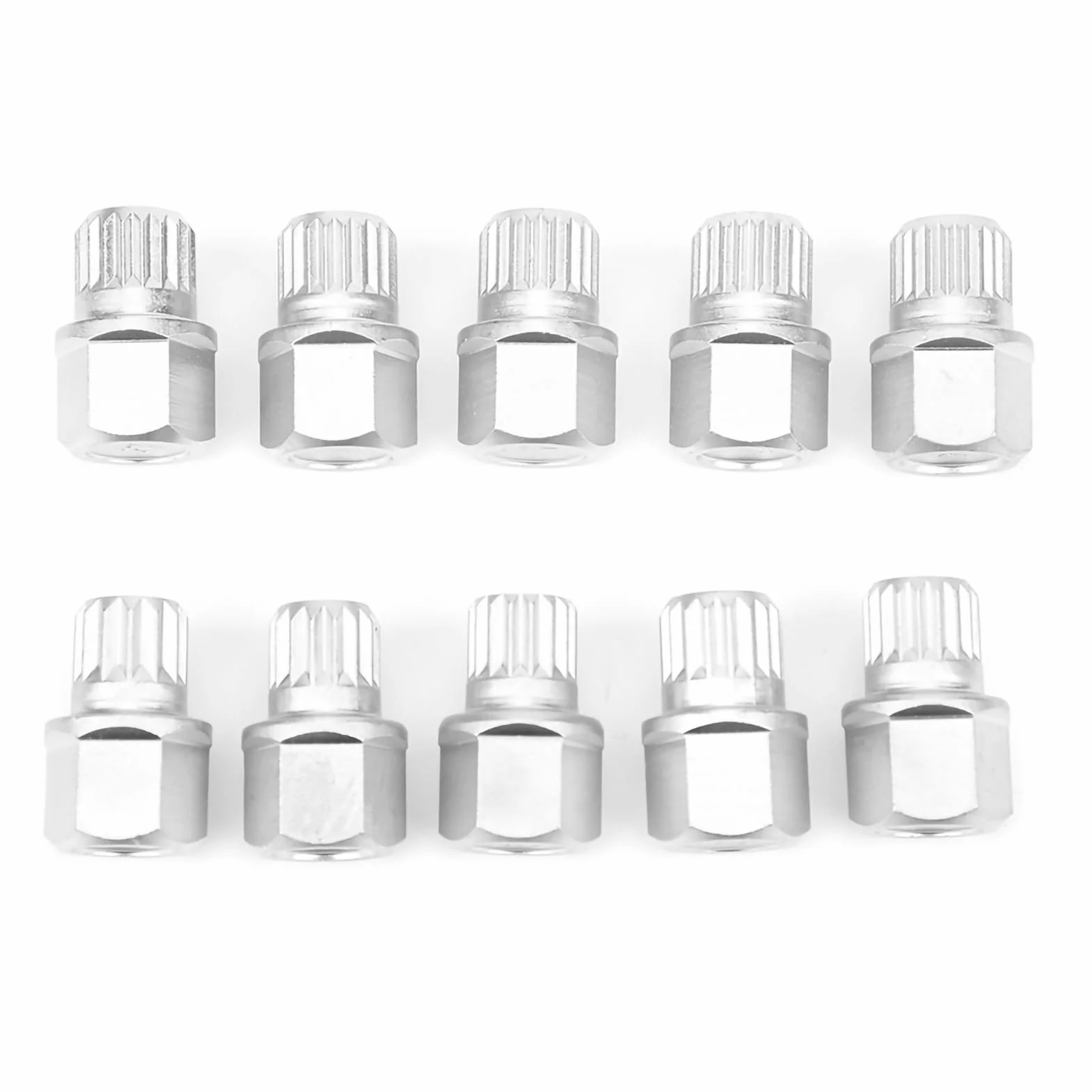 10Pcs Set di Chiavi per Dadi di Bloccaggio delle Ruote Set di Chiavi per Dadi delle Ruote Installazione Kit di Prese per Dadi delle Ruote Antifurto per Auto