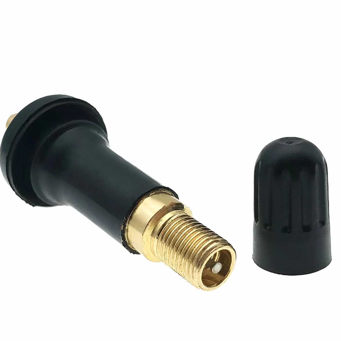 JNNJ 4 Pezzi Stelo Della Valvola TPMS, Stelo Della Valvola TPMS Sistema Di Monitoraggio Della Pressione Degli Pneumatici, Sensore Monitoraggio Pressione(Rifilatura ad angolo retto a 90°)