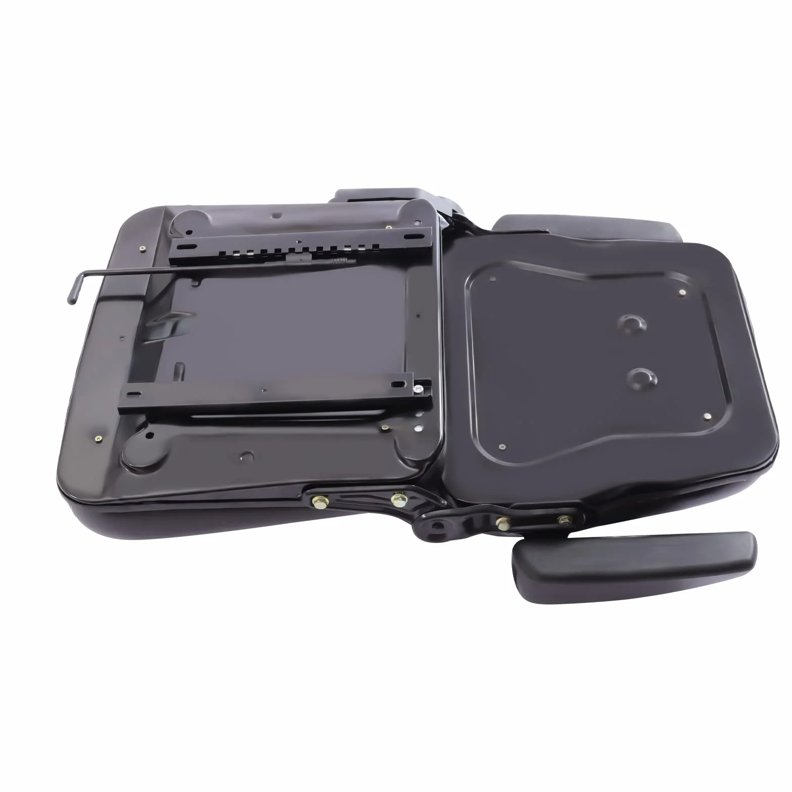 Sedile per trattore universale per carrello elevatore con bracciolo e schienale regolabile a 175°, sedile per escavatore, carrello elevatore, trattore, caricatore compatto, caricatore telescopico