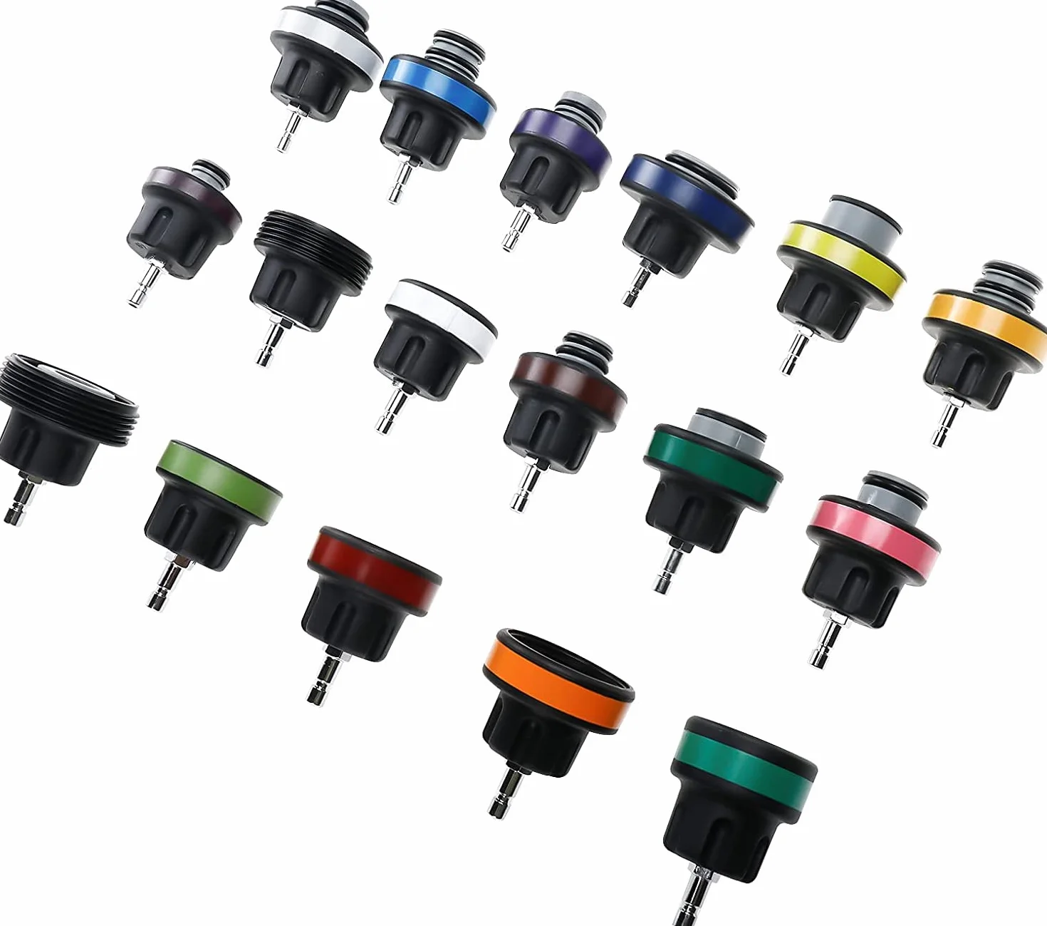 BOOMSTART Tester di pressione del radiatore universale 28Pcs Kit per sistema di raffreddamento sottovuoto per auto Audi VW BMW