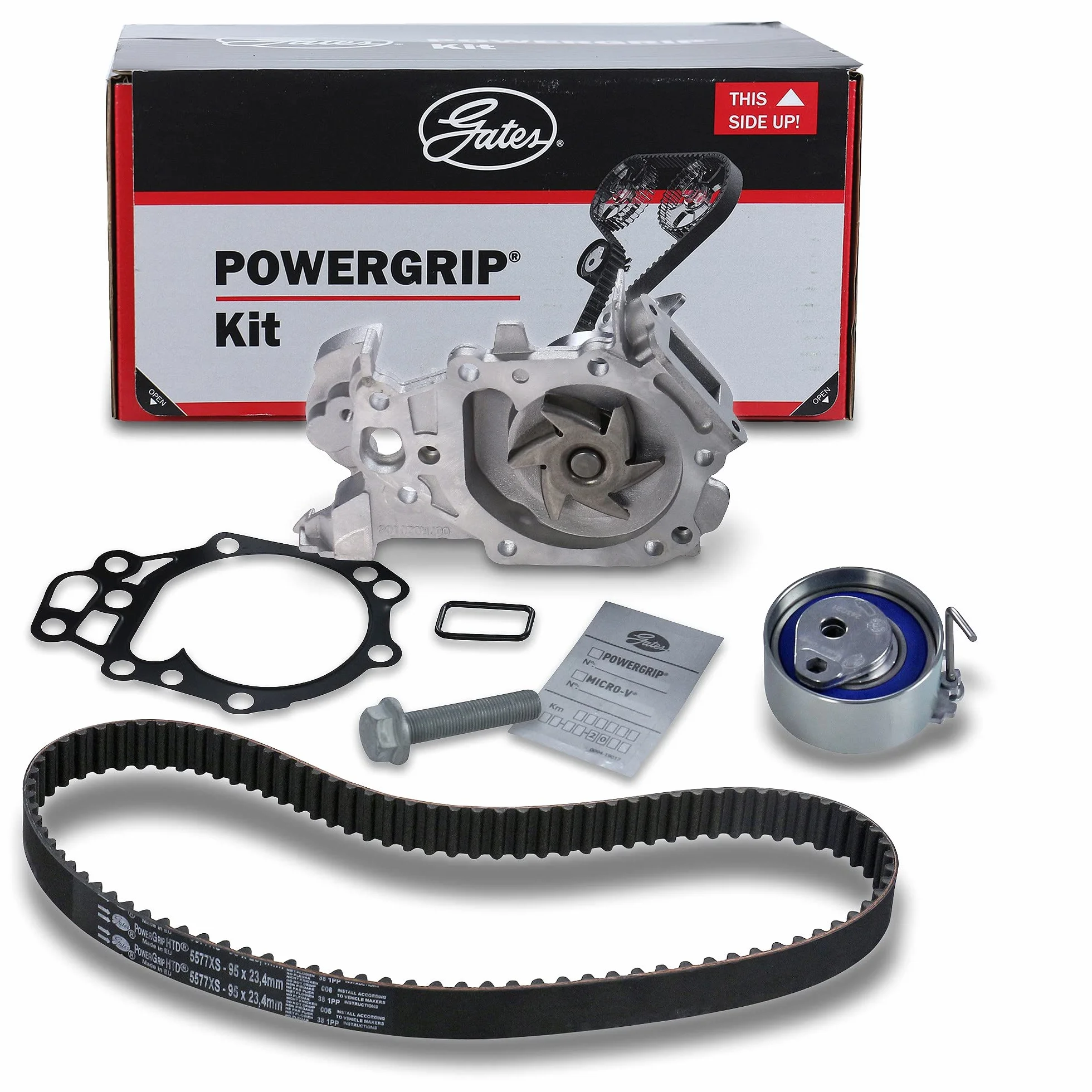 GATES KP25577XS Kit cinghia distribuzione pompa acqua 95 denti 23,4 mm