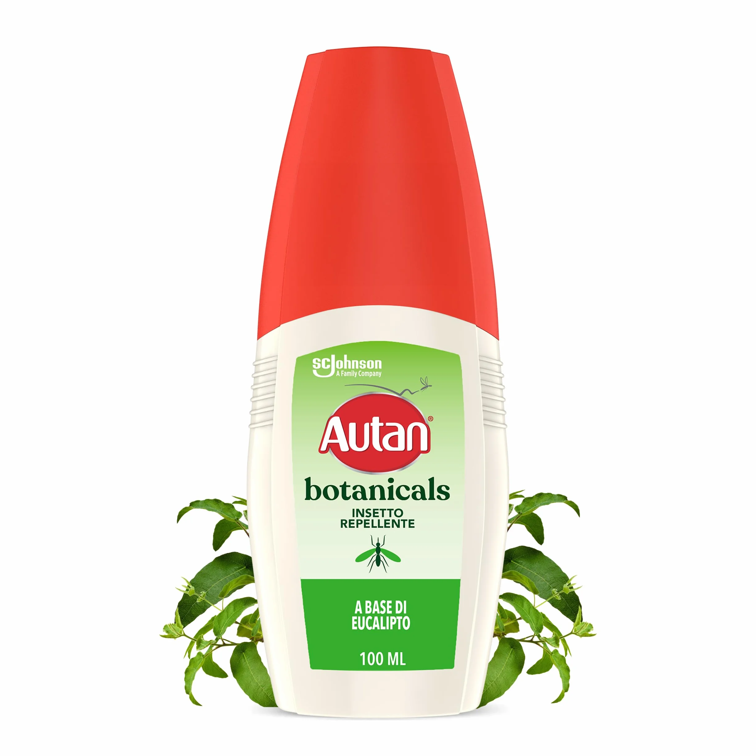 Autan Botanicals Vapo Insetto Repellente Antizanzare Olio di Eucalipto 100 ml