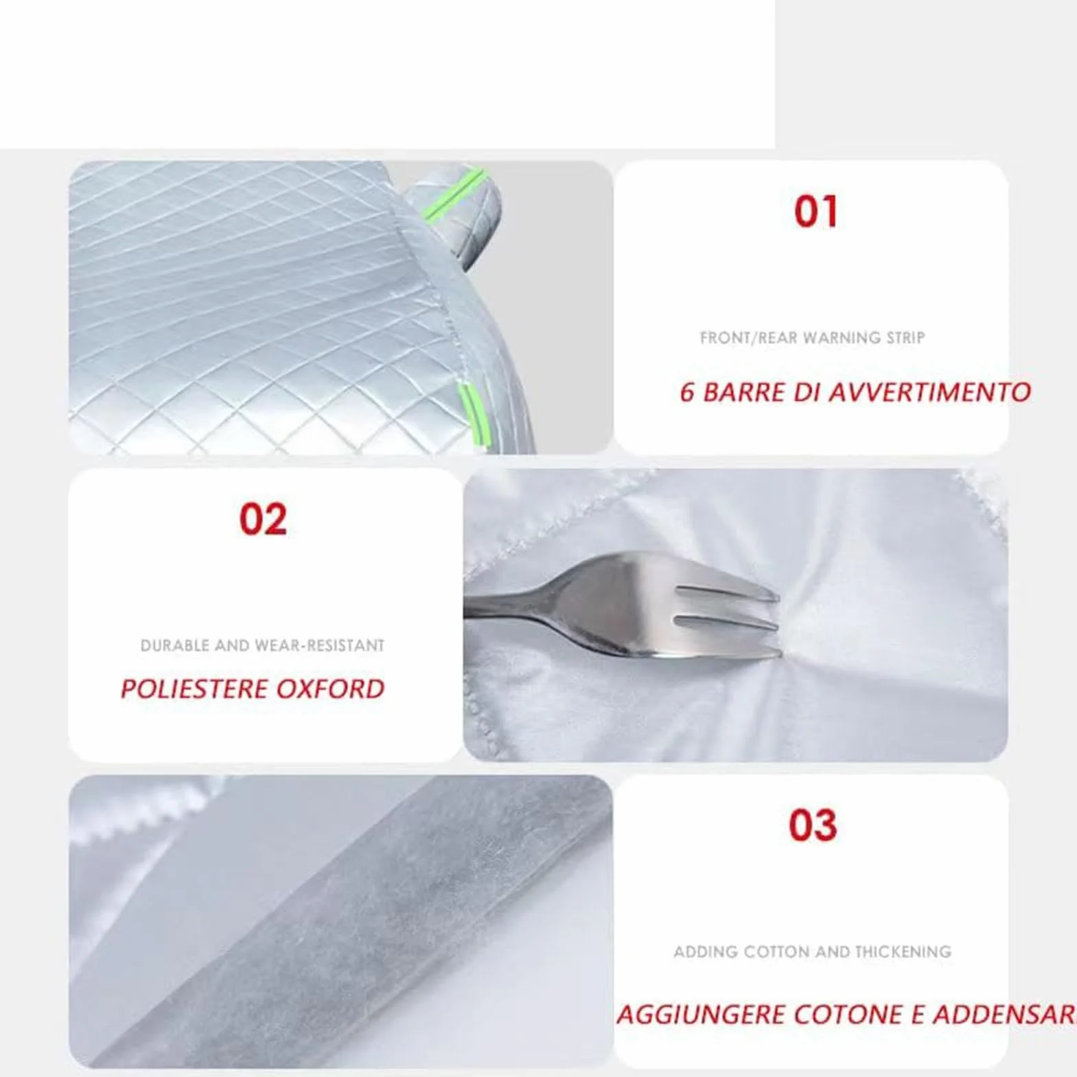 Telo Copriauto Antigrandine, Coperture per Carrozzeria Auto, Telo Antigrandine per Auto, Copriauto Danni da Grandine, Copertura Universale per Ghiaccio E Neve, per La Maggior Parte delle Auto