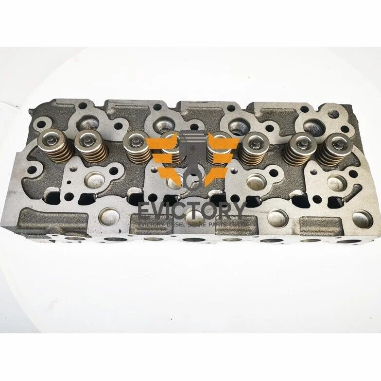 per Kubota V1702 testa cilindro nuovo con sede guida completa Assy della molla della valvola