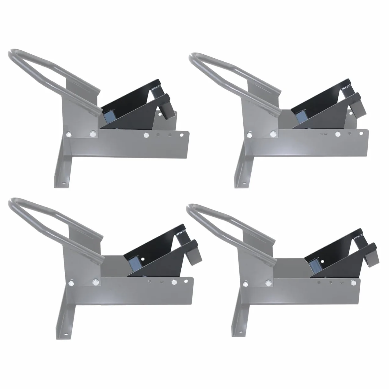 MaxxHaul 80077 - Cuneo ferma ruota standard per motocicletta con supporto girevole