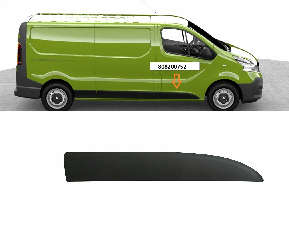 Pannello di Modanatura Rivestimento Porta Lato Anteriore Destro DX per Trafic III, Vivaro B MK2, NV300, Talento 2015-2021