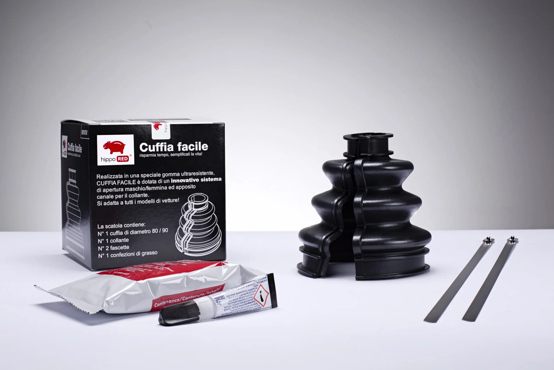 Kit cuffia facile 80mm 1 pezzo