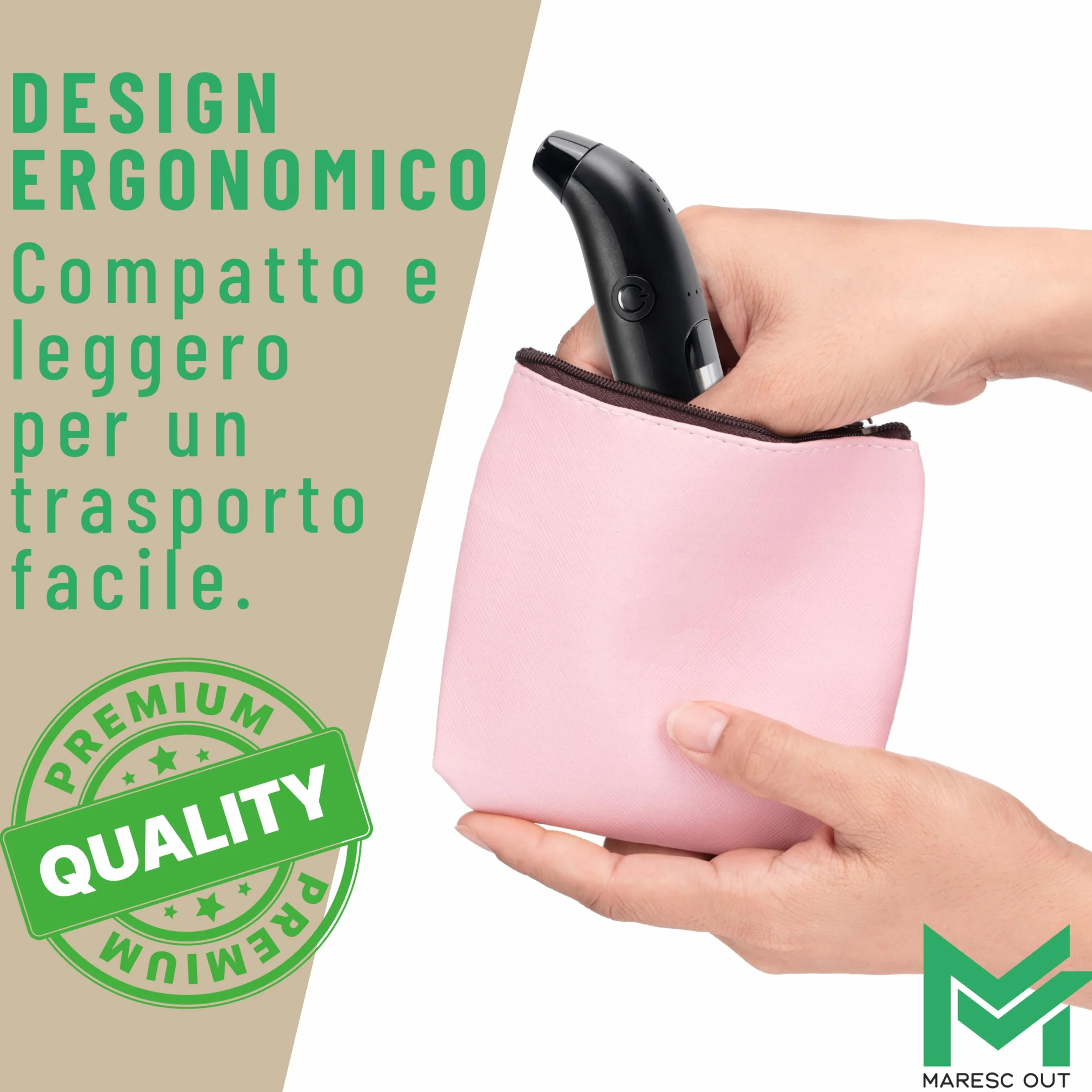 Etilometro Digitale Portatile Display LCD Alcol Test Misurazione Precisa Compatto Senza Boccagli