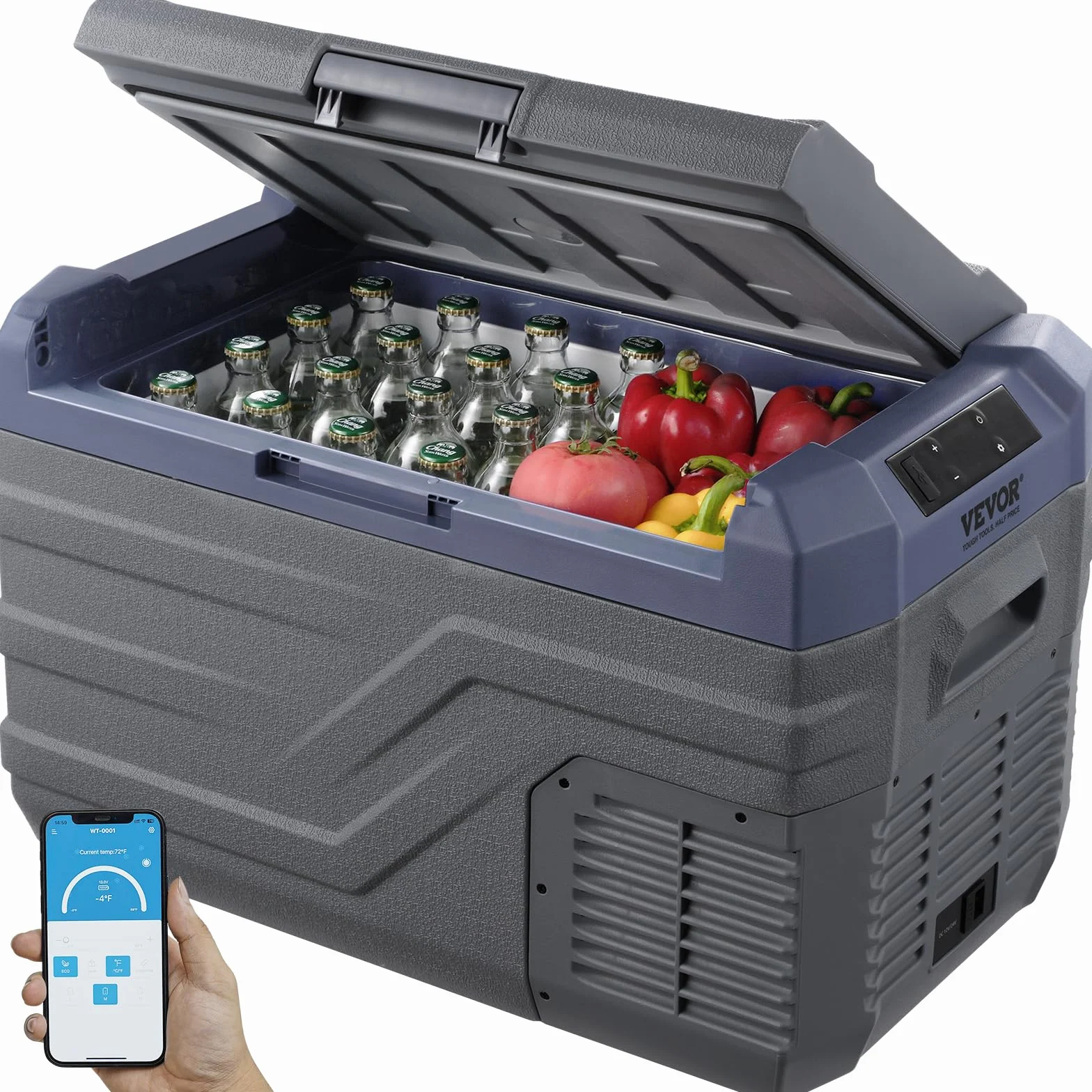 VEVOR Frigorifero per Auto 12V 30L Congelatore Portatile Compressore -20~20℃
