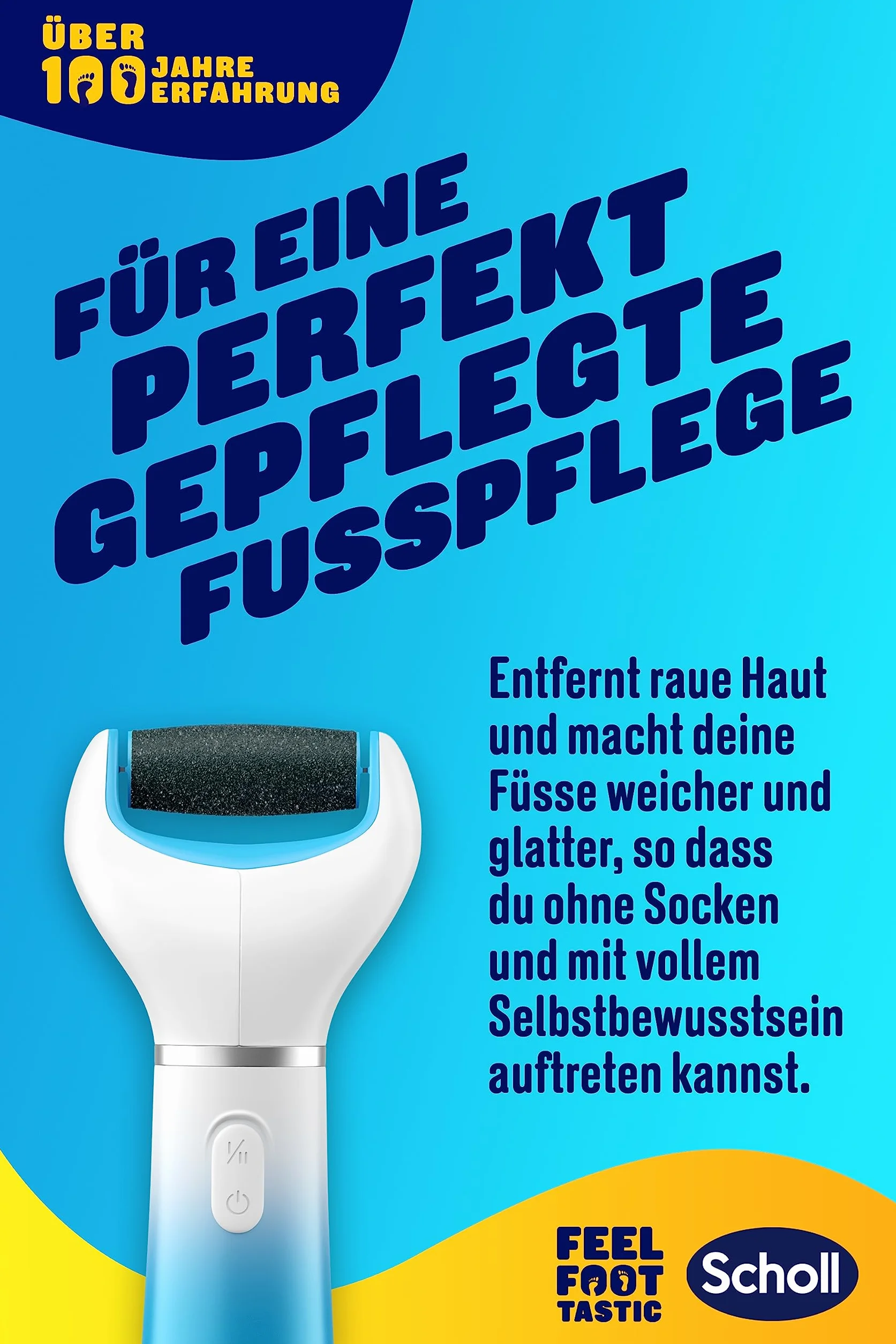 Scholl Expert Care elettrico rimuovi calli con rullo di minerali marini