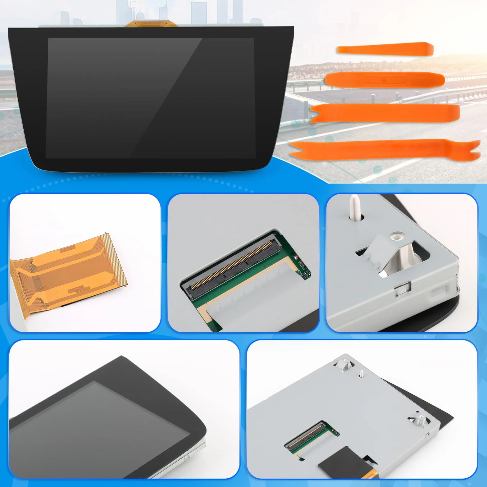 Display LCD Opel Astra k MK7 2015-2020 Schermo per Navi 900 Touch Screen