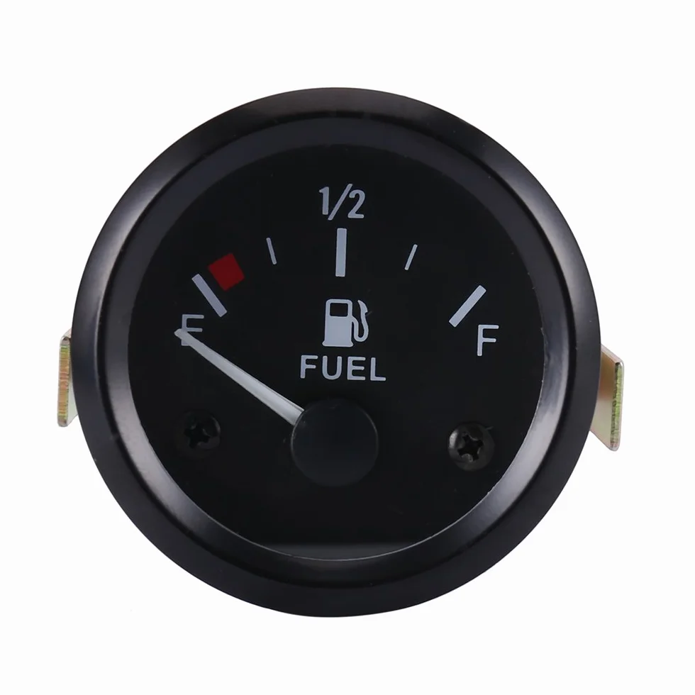 Indicatore Livello Carburante Digitale Display a LED 52mm con Sensore Carburante E-1/2-F in Acciaio Inossidabile Resistente