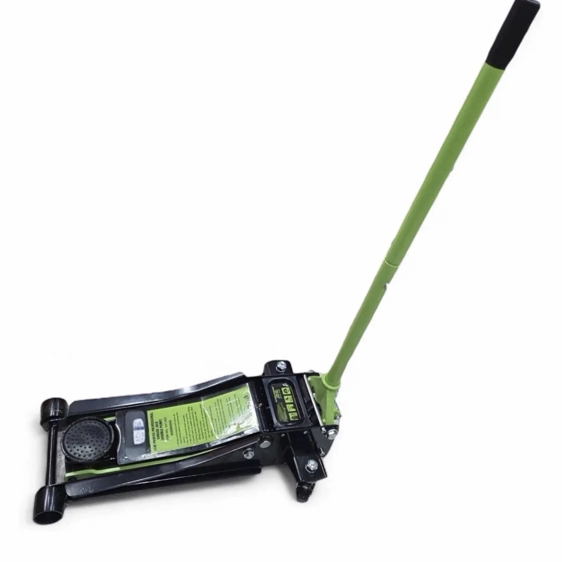 Cric Auto Sollevatore Idraulico Professionale 5T 5000kg Ribassato Doppio Pistone