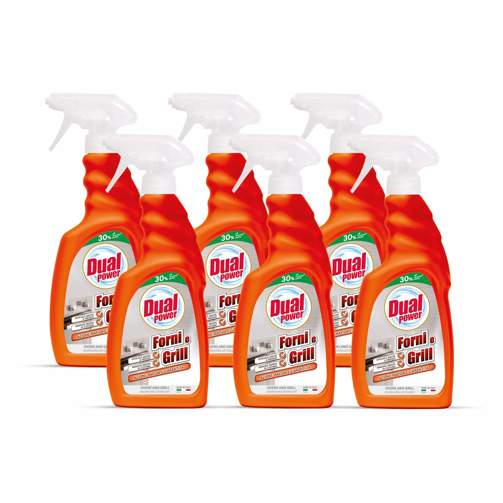 Detergente Alcalino Forni e Grill 6x500 ml Made in Italy