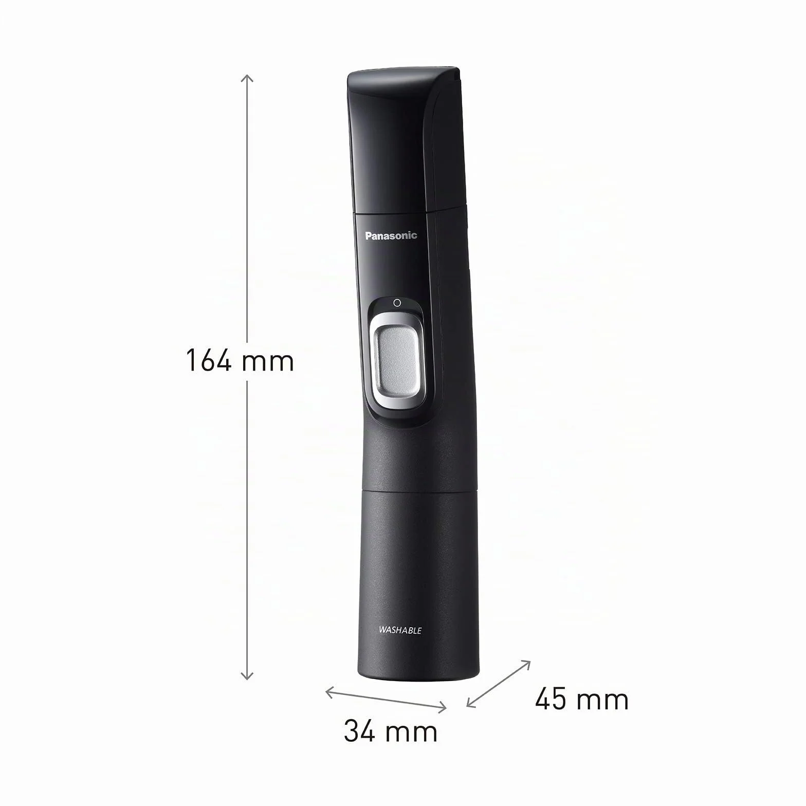 Panasonic ER-GN300-K503 Tagliapeli Uomo Rasoio Elettrico Impermeabile Batteria Nero