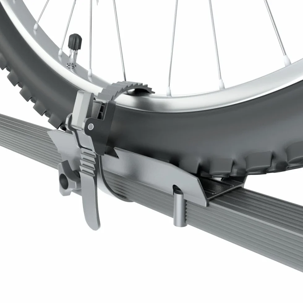 Mossa 4X Portabici da Tetto, Portabiciclette con Barra in Acciaio