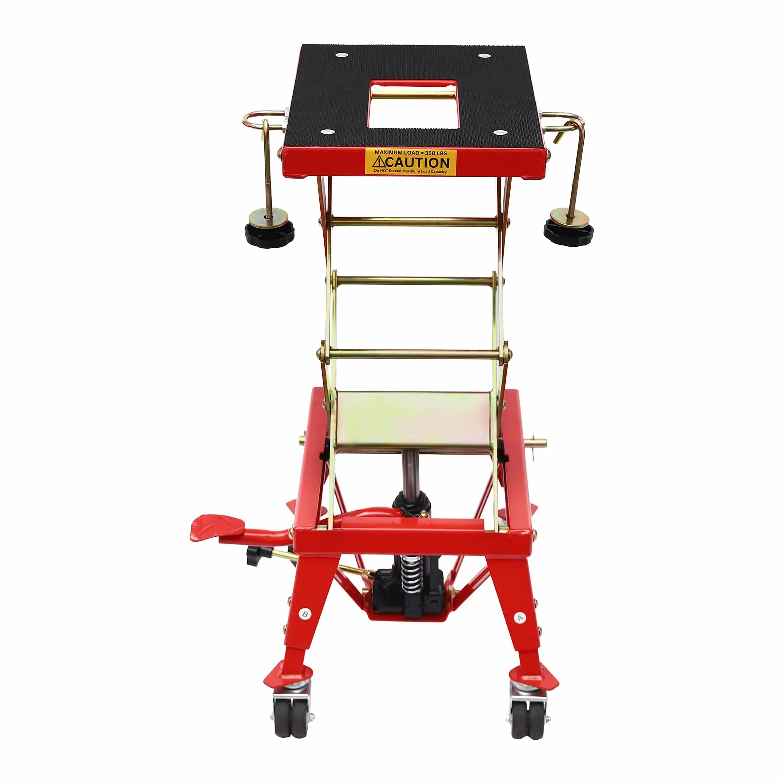 Sollevatore idraulico per moto, sollevatore a forbice, altezza regolabile, 305 – 800 mm, ruote fino a 160 kg, per officine, ATV Quads