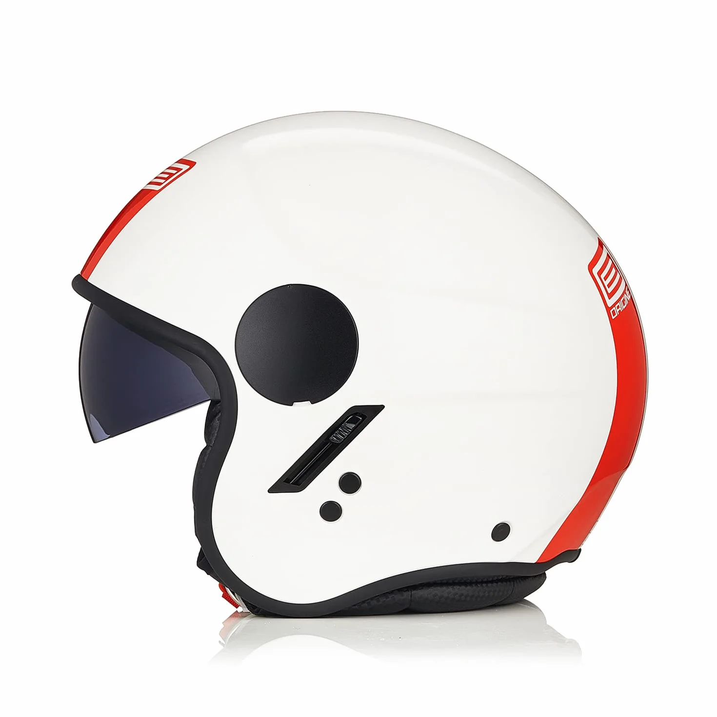 ORIGINE Casco Jet Moto Aperto Scooter Omologato ECE Visiera