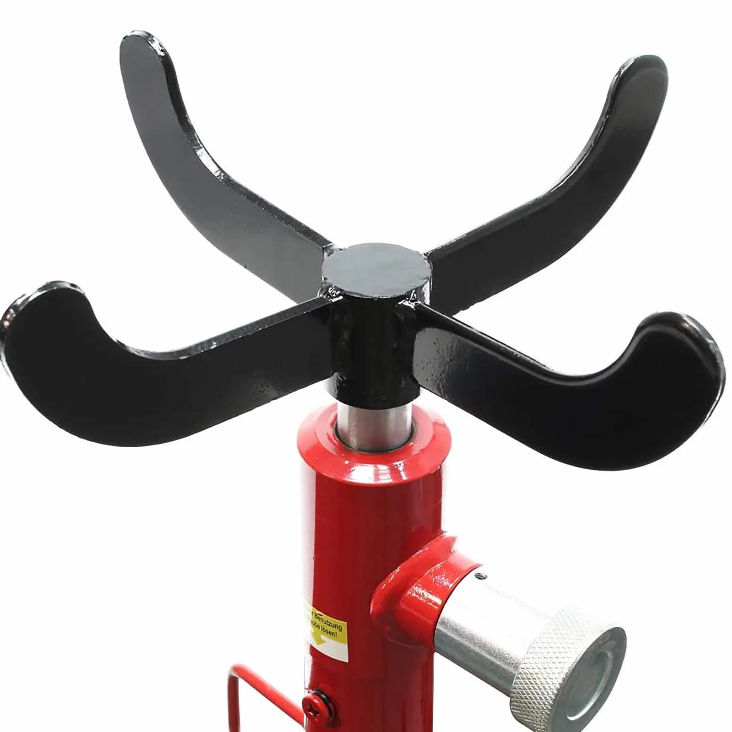 SOLLEVATORE FOSSA IDRAULICO CARICO 500KG 4 BRACCI SOLLEVAMENTO DA 110 A 195cm JACK TRASMISSIONE ROTELLE ACCIAIO