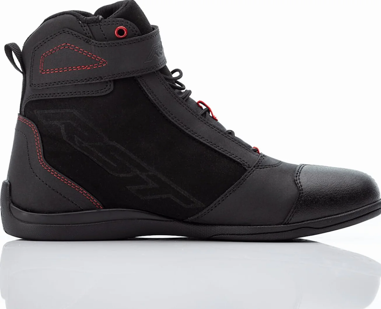 RST Frontier Scarpe da moto da donna, nero/rosso, 38