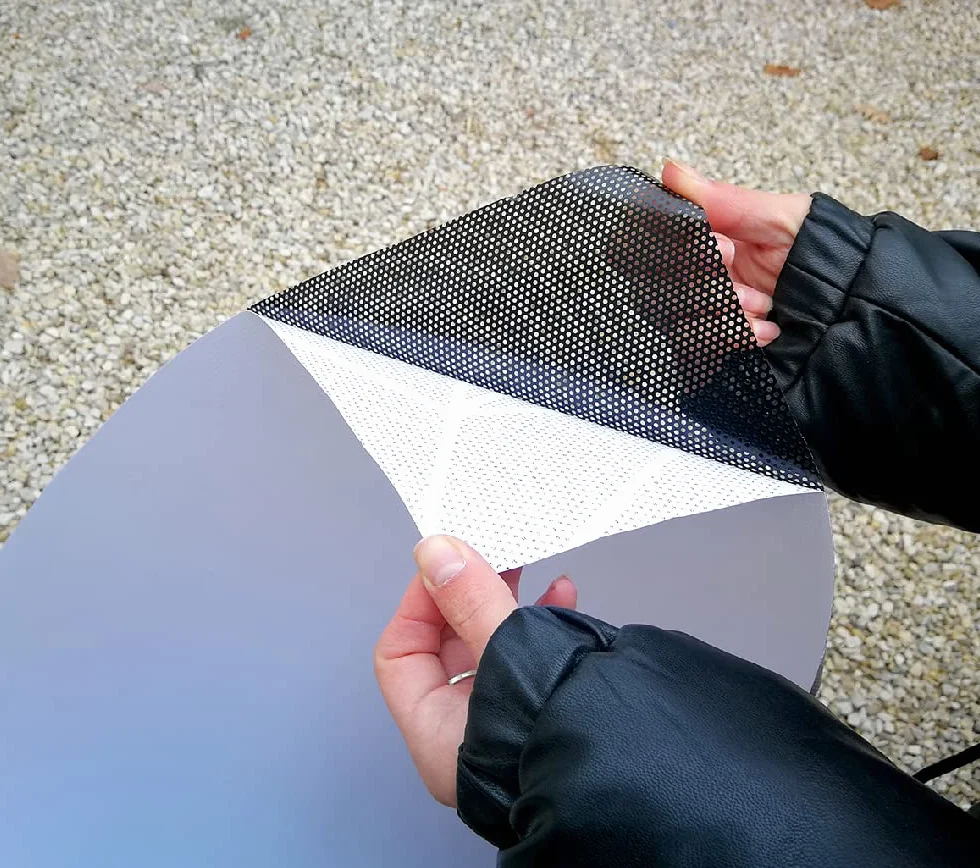 Tetto Chic 05 (bleu) - Visiera parasole compatibile con Citroen AMI e Opel Rocks-e