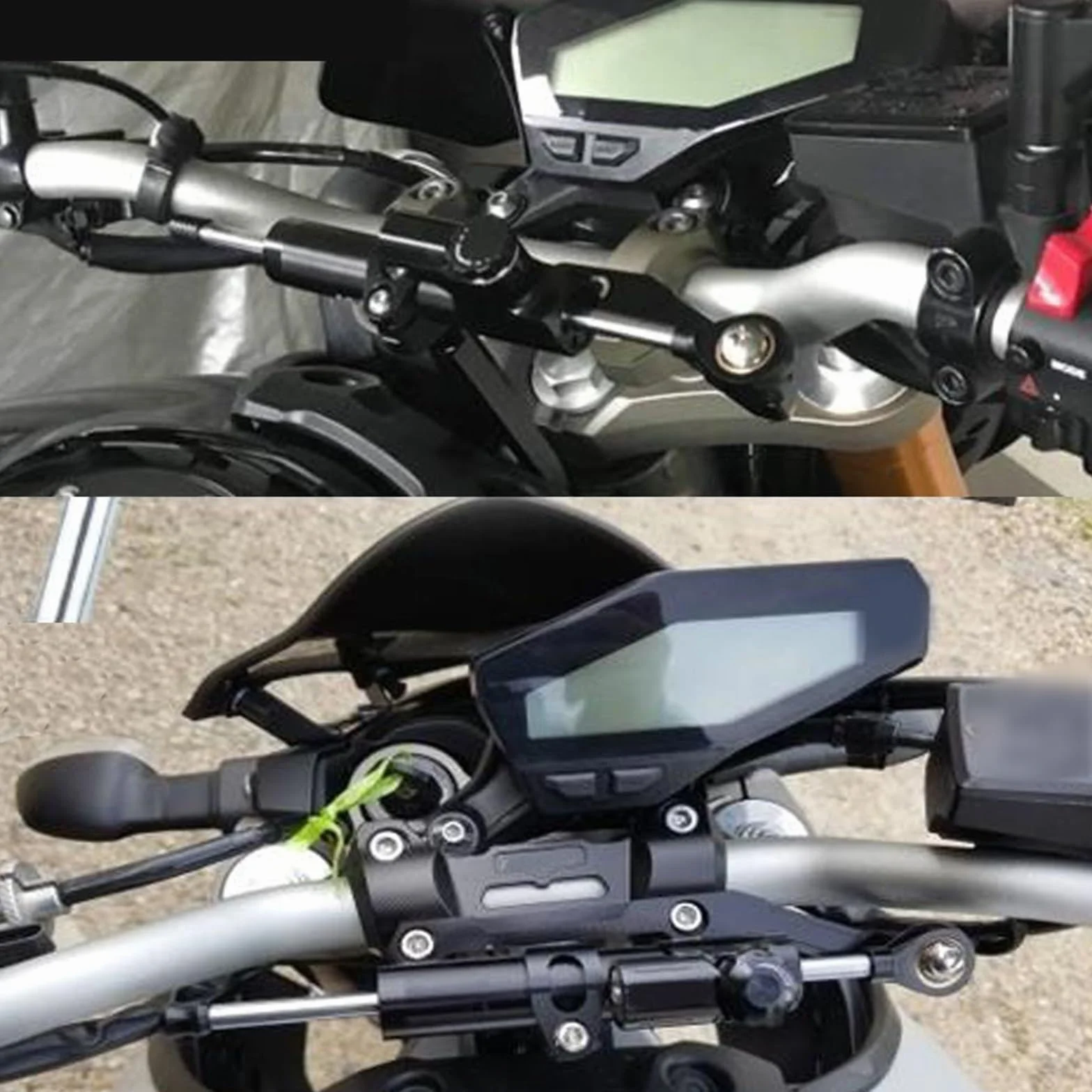 Sterzo Stabilizzare Ammortizzatore Di Controllo Sicurezza Staffa Montaggio Per BMW R1200R 2006 2007 2008 2009-2012 2013 2014 2015 2016 2017 2018