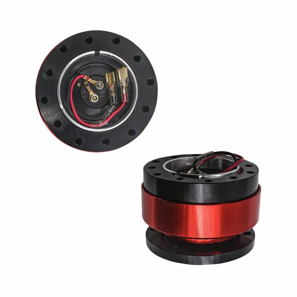 Adattatore per volante a sgancio rapido Riloer Kit con bossolo a 6 fori Race Rally Motorsport