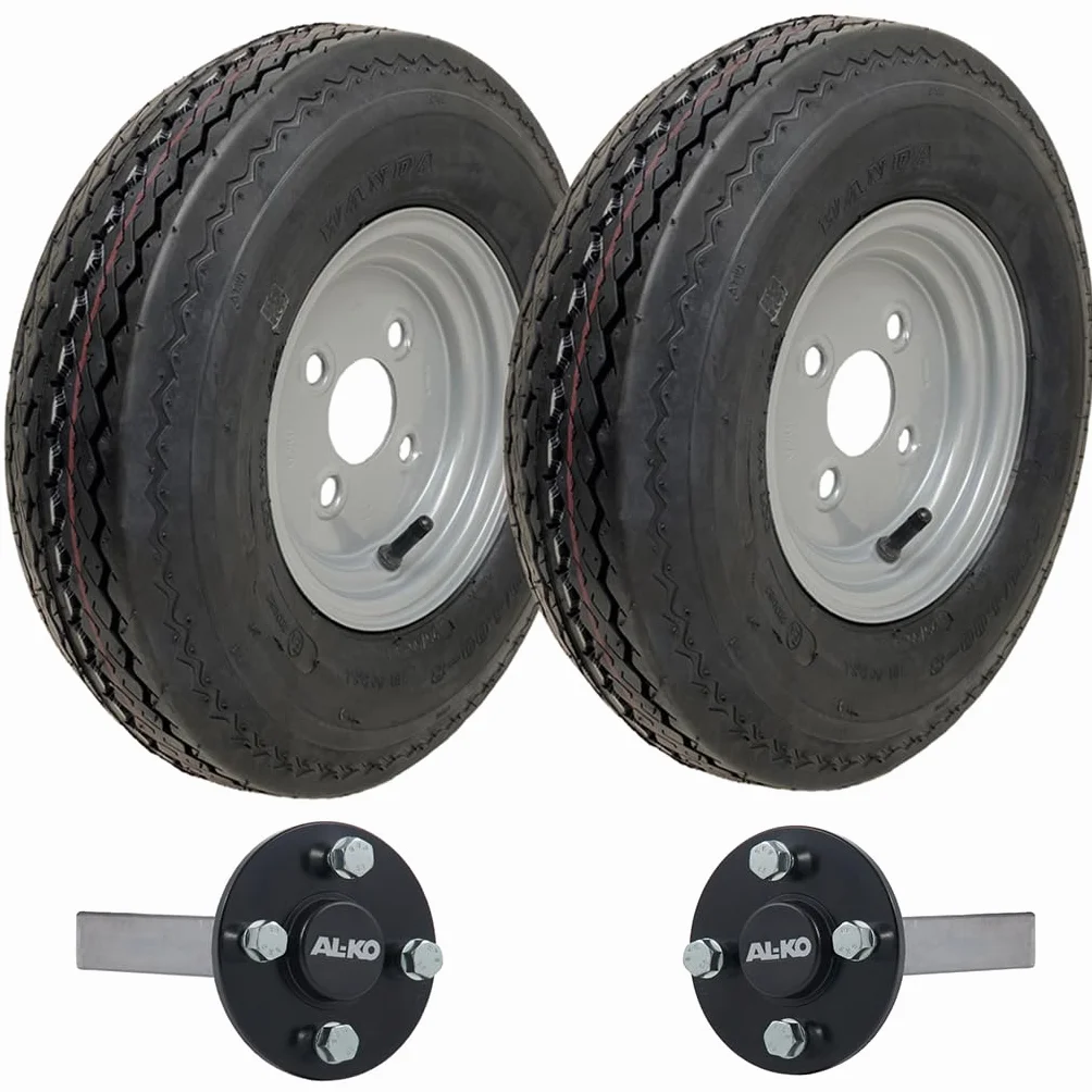 Kit per rimorchio 4.80/4.00x8 ruote 6 strati P811 mozzo ALKO PCD 4/100mm 690 kg