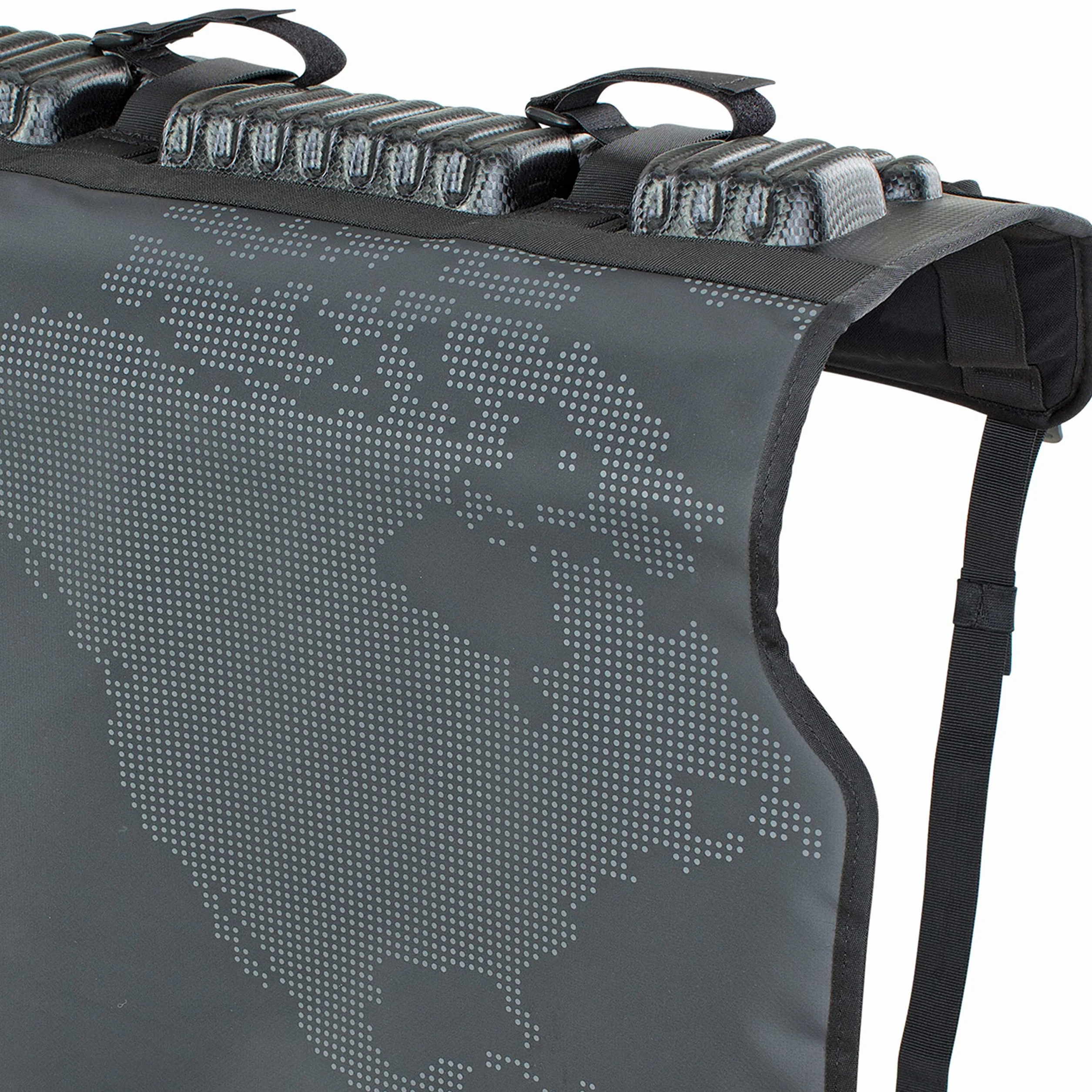 EVOC Tailgate Pad DUO per trasporto biciclette pickup, protettivo nero