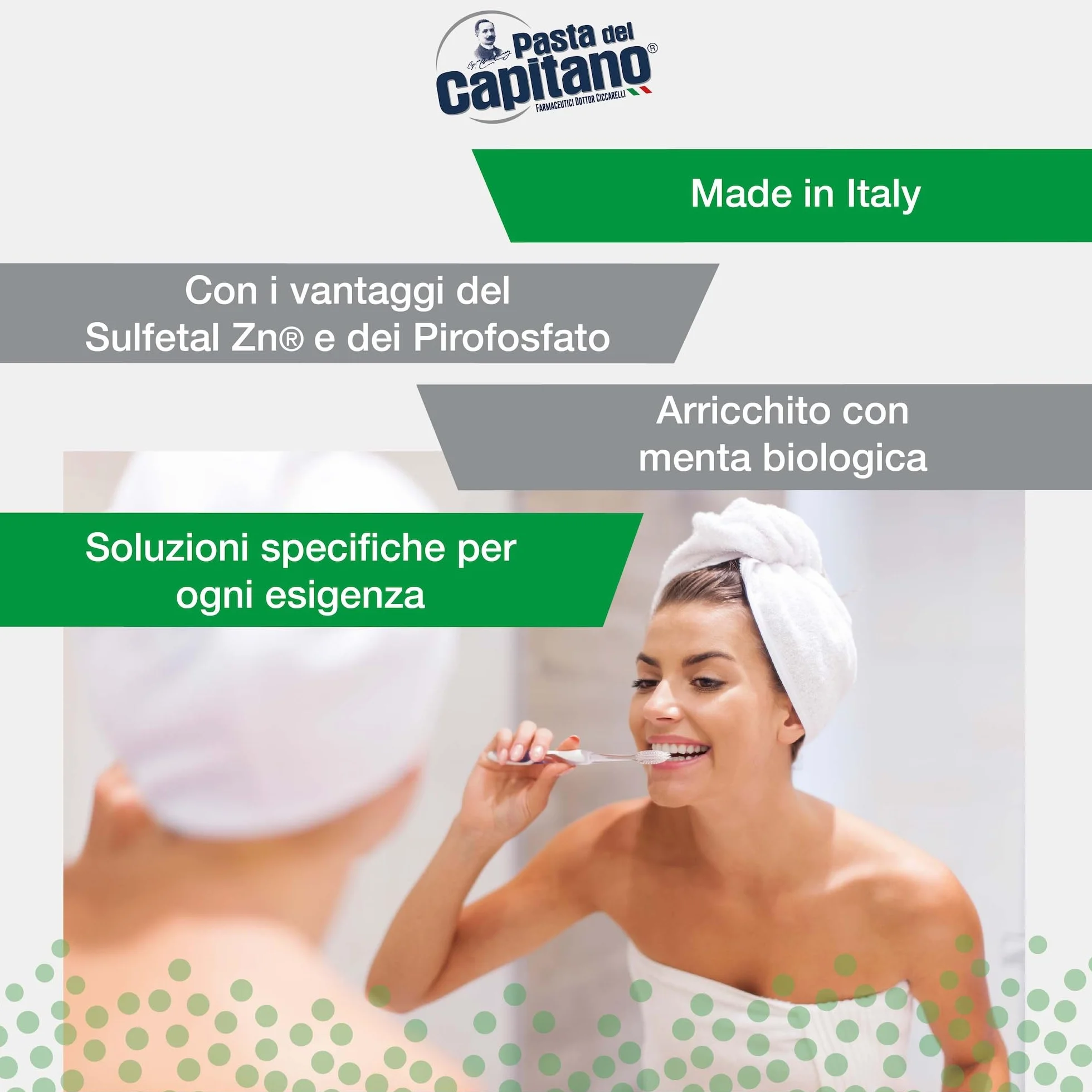 Pasta del Capitano Dentifricio Antitartaro Bio 100 ml Made in Italy