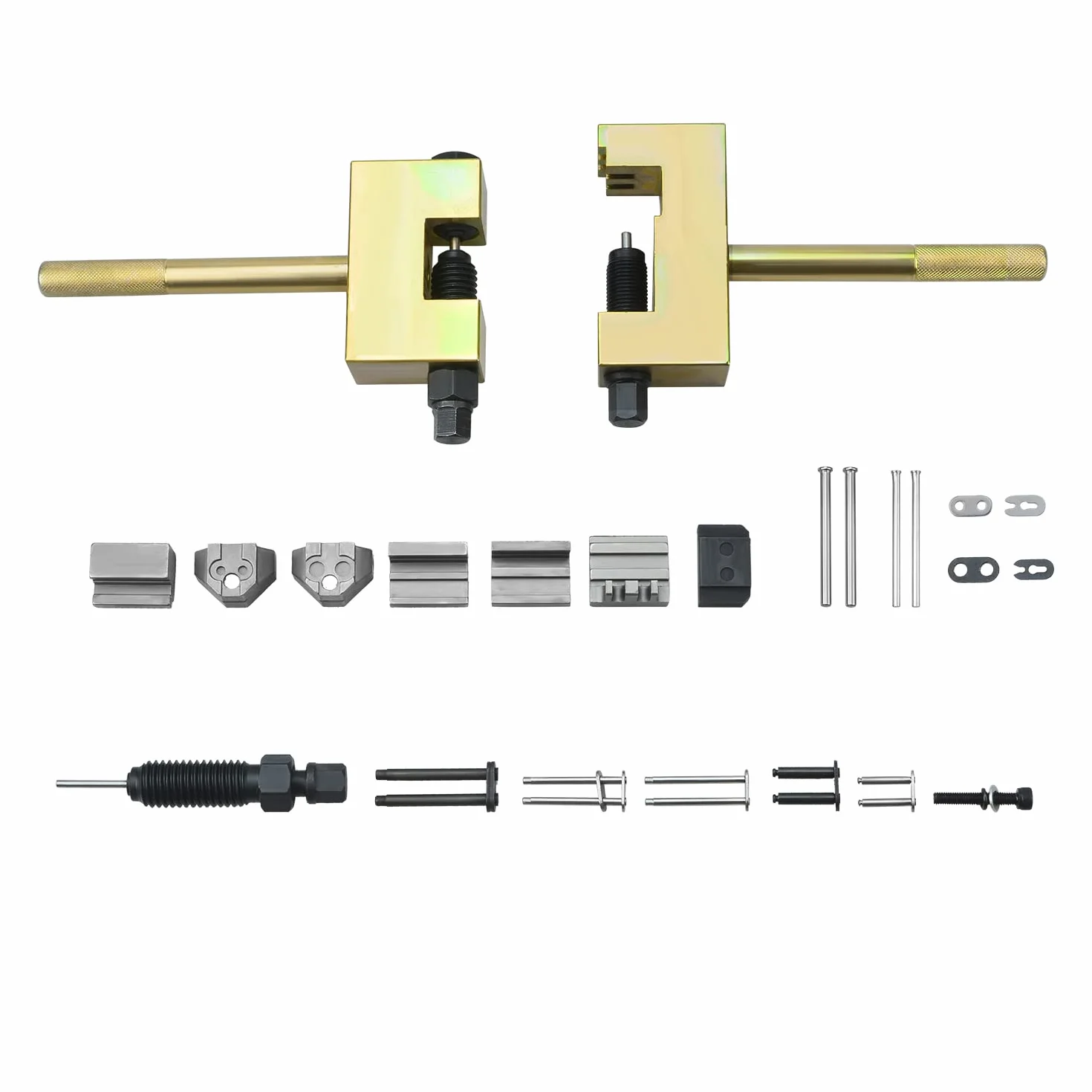 Attrezzo per rivettare Catene di distribuzione del Motore, Kit di Strumenti di Installazione per rimozione Compatibile con Mercedes Benz M271 M272 M273 M274 M276 Motore