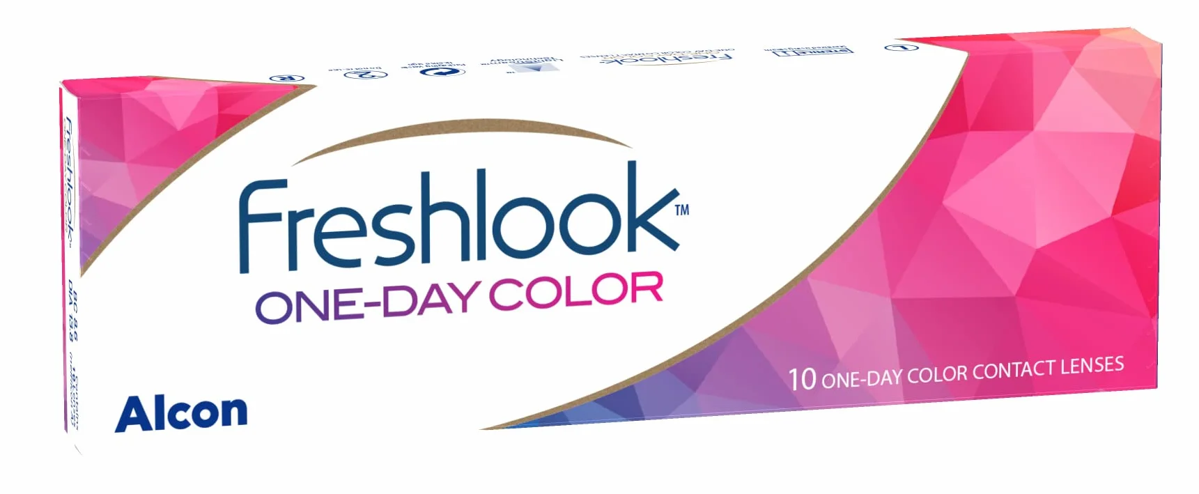 FreshLook One Day Green Lenti a Contatto Giornaliere, 10 Lenti, BC 8.6 mm, DIA 13.8 mm, 0 Diopt