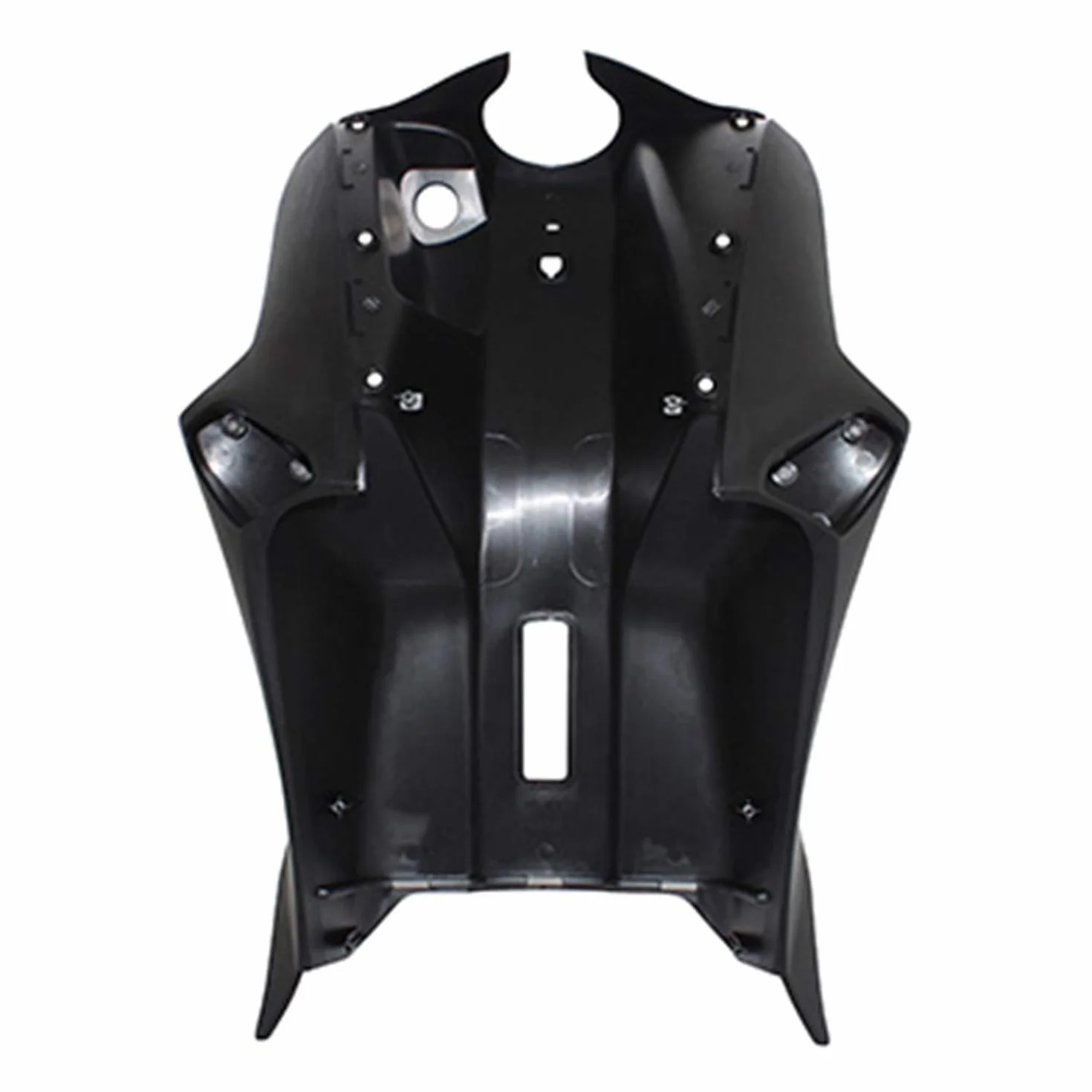 CARENAGE-TABLIER AR Scoot Adaptable KYMCO 50 Agility, 125 Agility Noir Brillant -P2R-