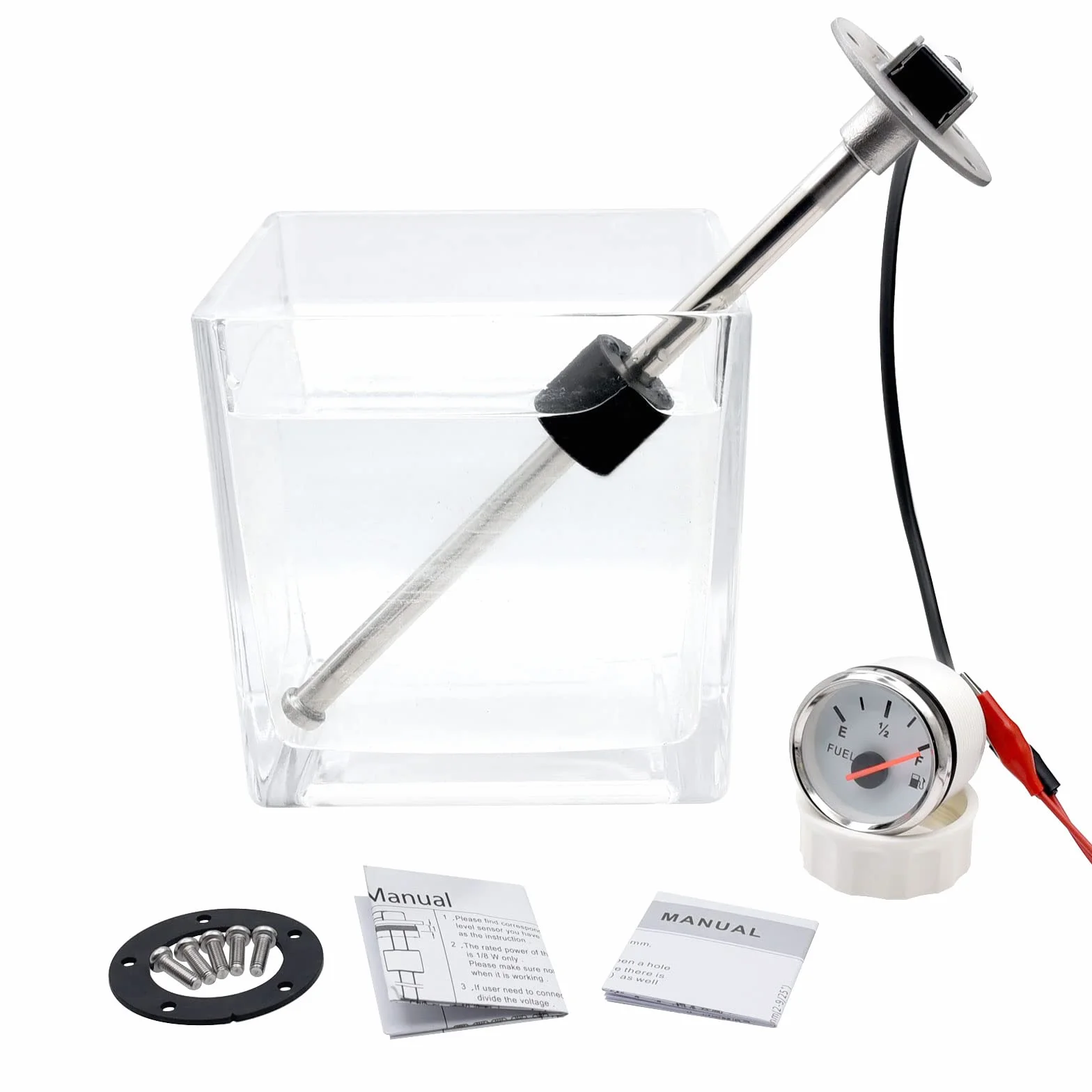 Sensore di Livello del Carburante 300mm 0-190ohm per Camper Auto Barche