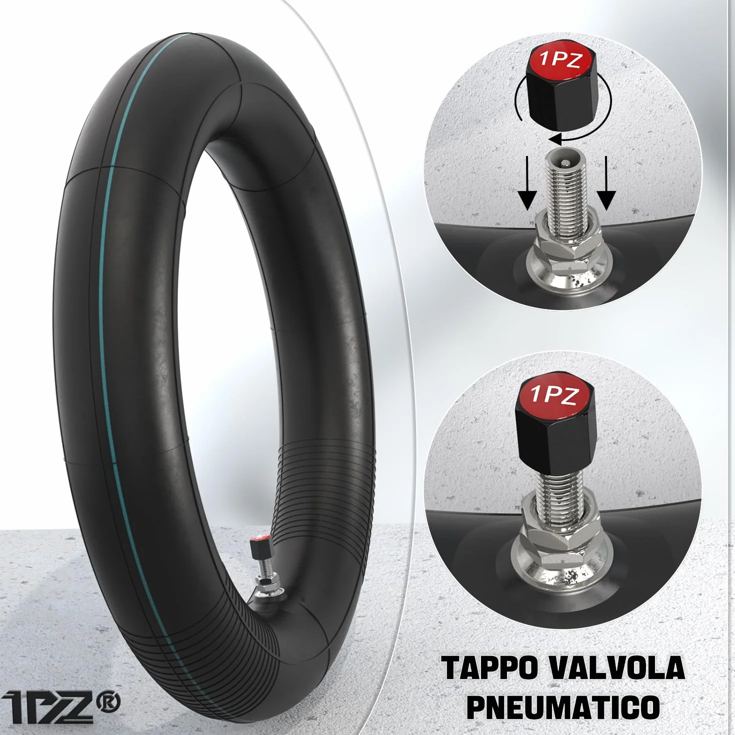1PZ 2.50/2.75-10 Camere d'Aria per Honda CRF50 Razor MX500 2 Pezzi | Compatibile con 2.50-10, 2.75-10, Razor MX650, Suzuki JR50 DRZ70, Motovox MVX70 e Moto da Cross