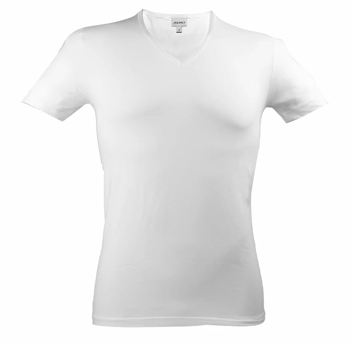 Uomo JNM121 Maglietta Scollo a V in Jersey di Cotone Elasticizzato