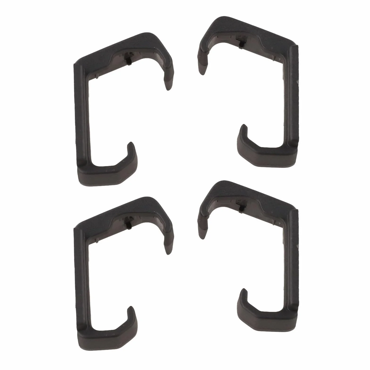 4 guide scorrevoli per coprisedili auto, per ID.4X 2021-2025, anteriore posteriore sinistro destro, OEM 11D881347 11D881348, parti interne di ricambio in plastica nera