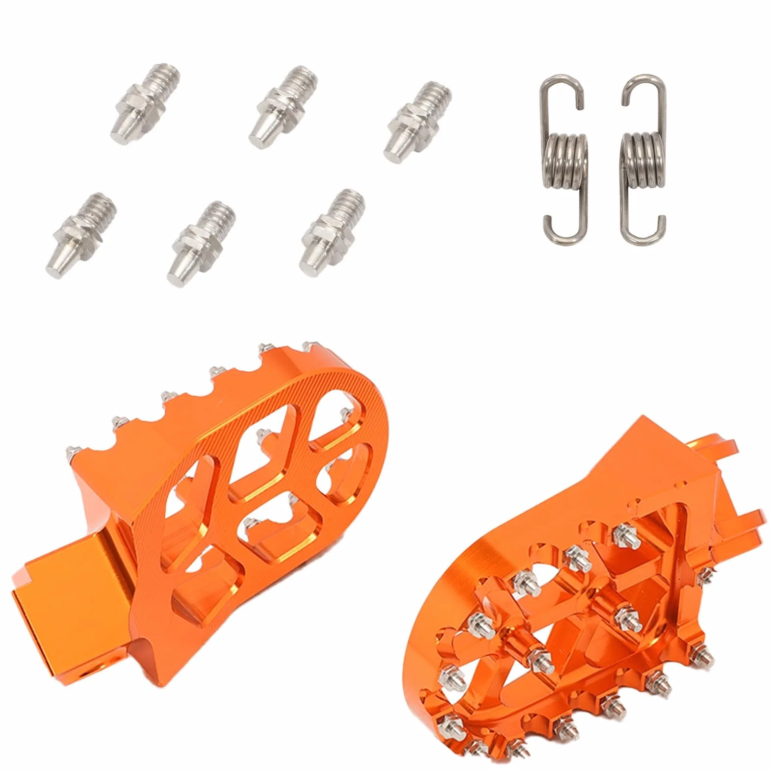 Poggiapiedi in alluminio per moto KTM SX-E EXC 2 pezzi
